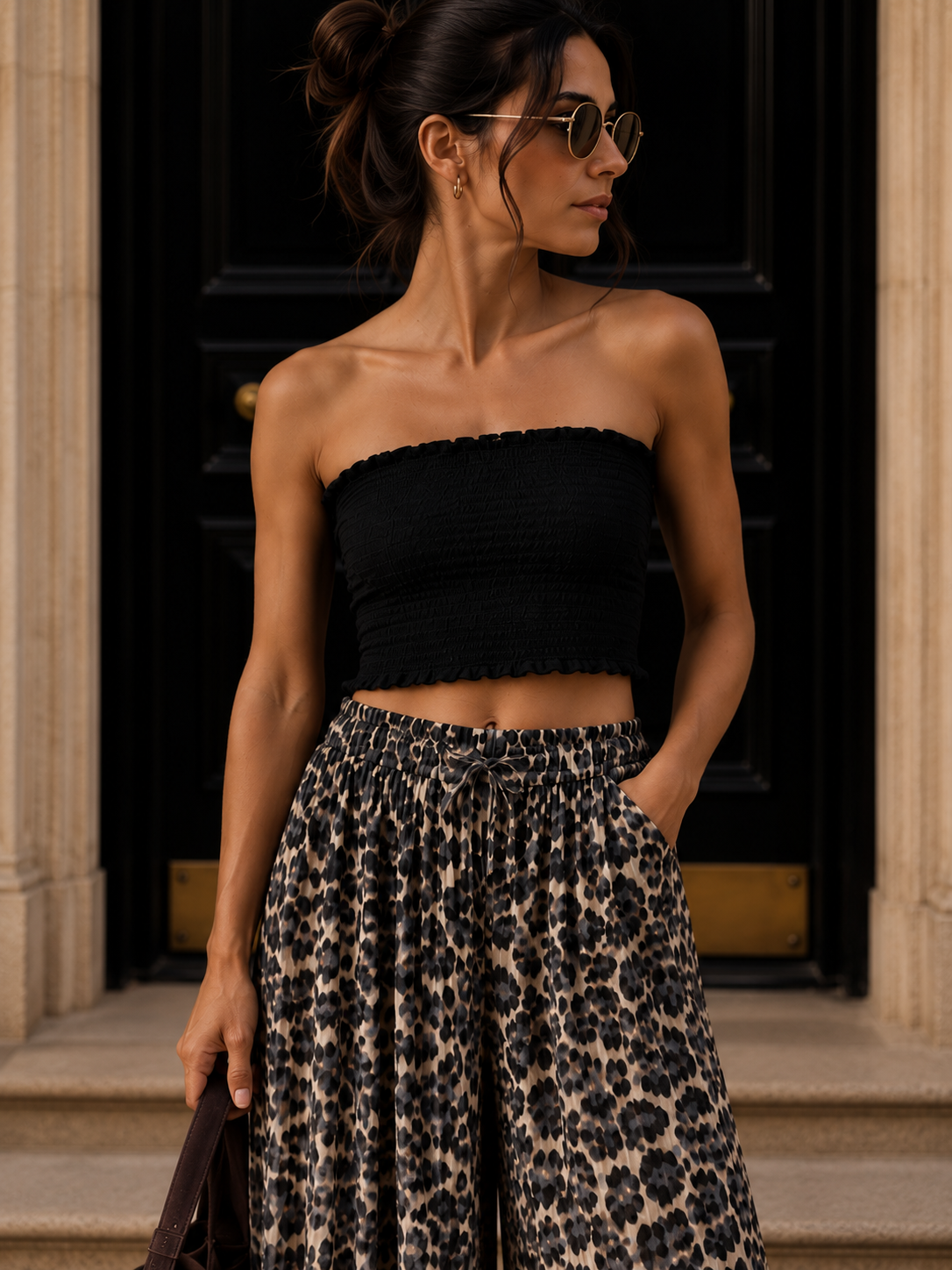 Musselin-Bandeau NERINA – softer Basic-Look Made in Italy 34-40/42
