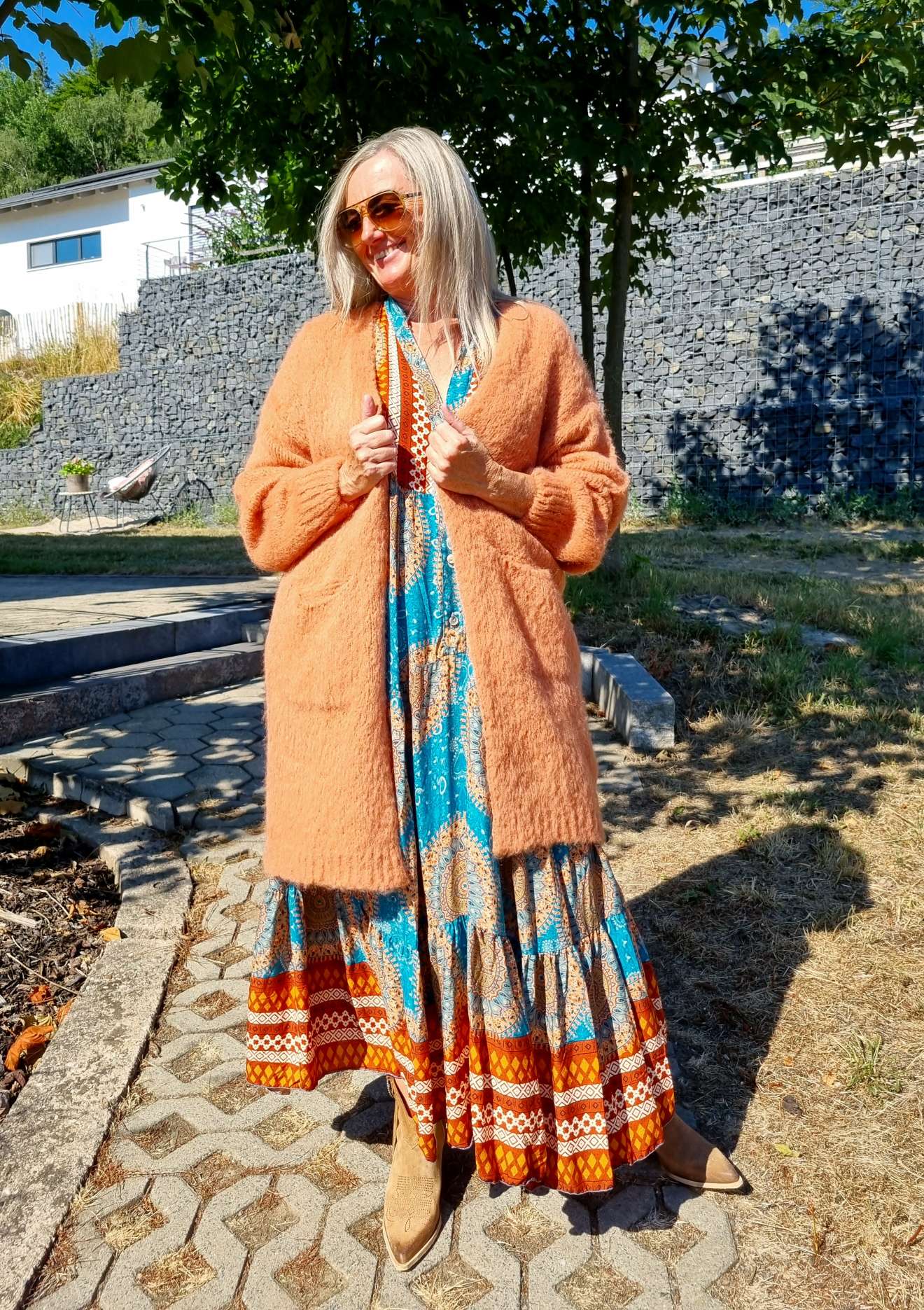 EDLER KNIT CARDIGAN CHARLOTTE ROST MOHAIR 34-42 Made in Italy Strickjacke Strickmantel Mantel EDLER KNIT CARDIGAN CHARLOTTE ROST MOHAIR 34-42 Made in Italy Strickjacke Strickmantel Mantel
