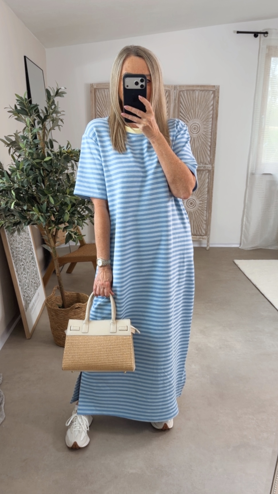 🤍 Sweaterkleid „Bianca Stripes“ – Made in Italy Gr 34-44