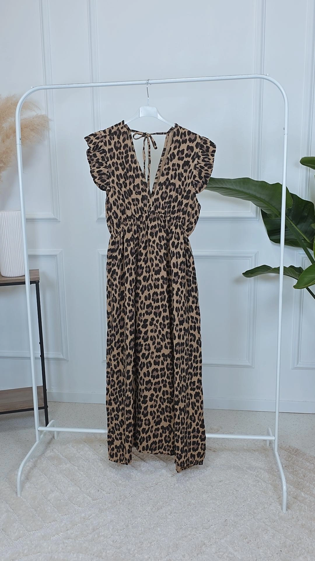 MUSSELIN LEO KLEID ZOE 34 - 42 Made in Italy ärmellos Rüsche