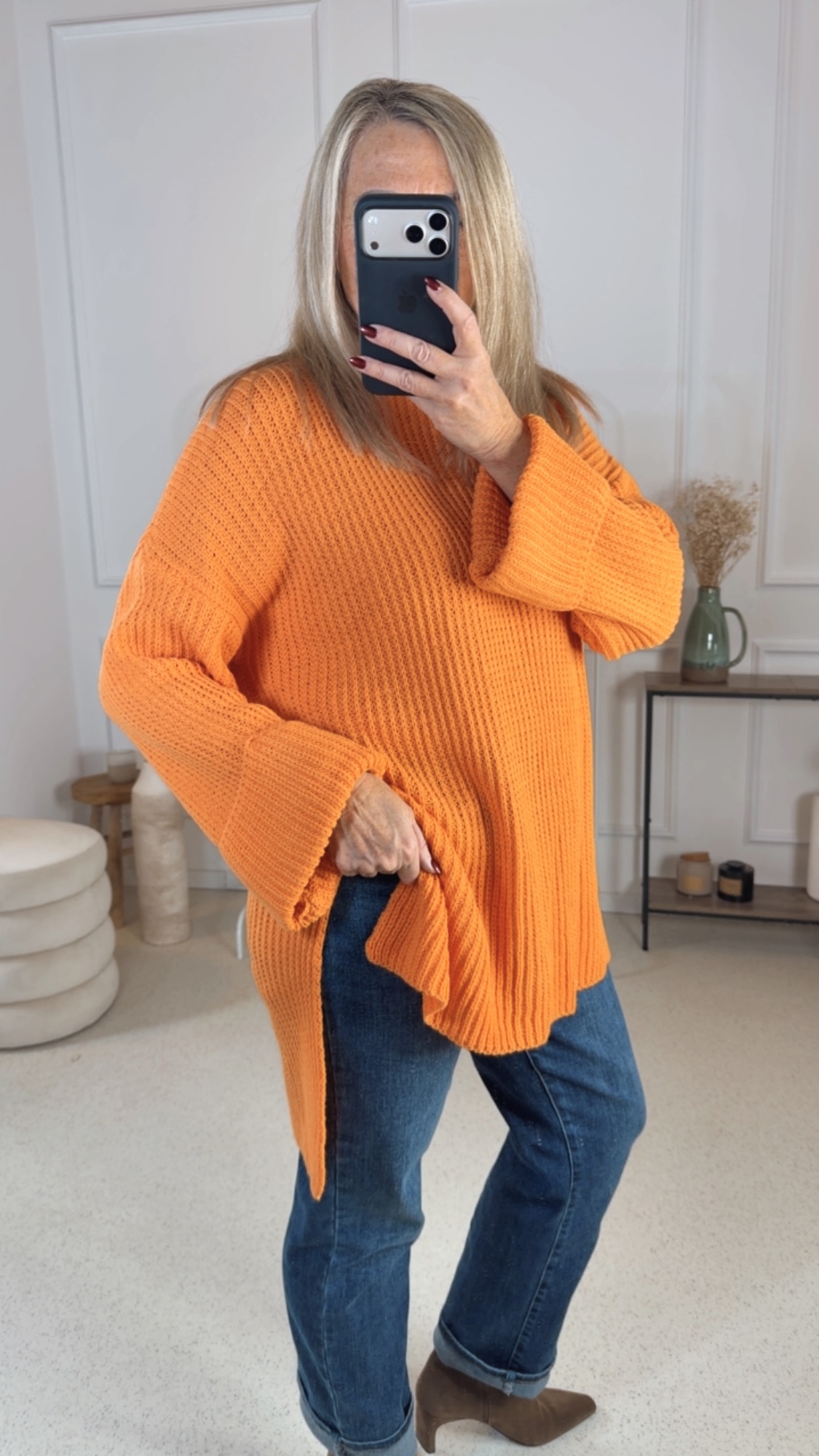 BASIC KNIT SWEATER TULIPA Made in Italy 36 - 44