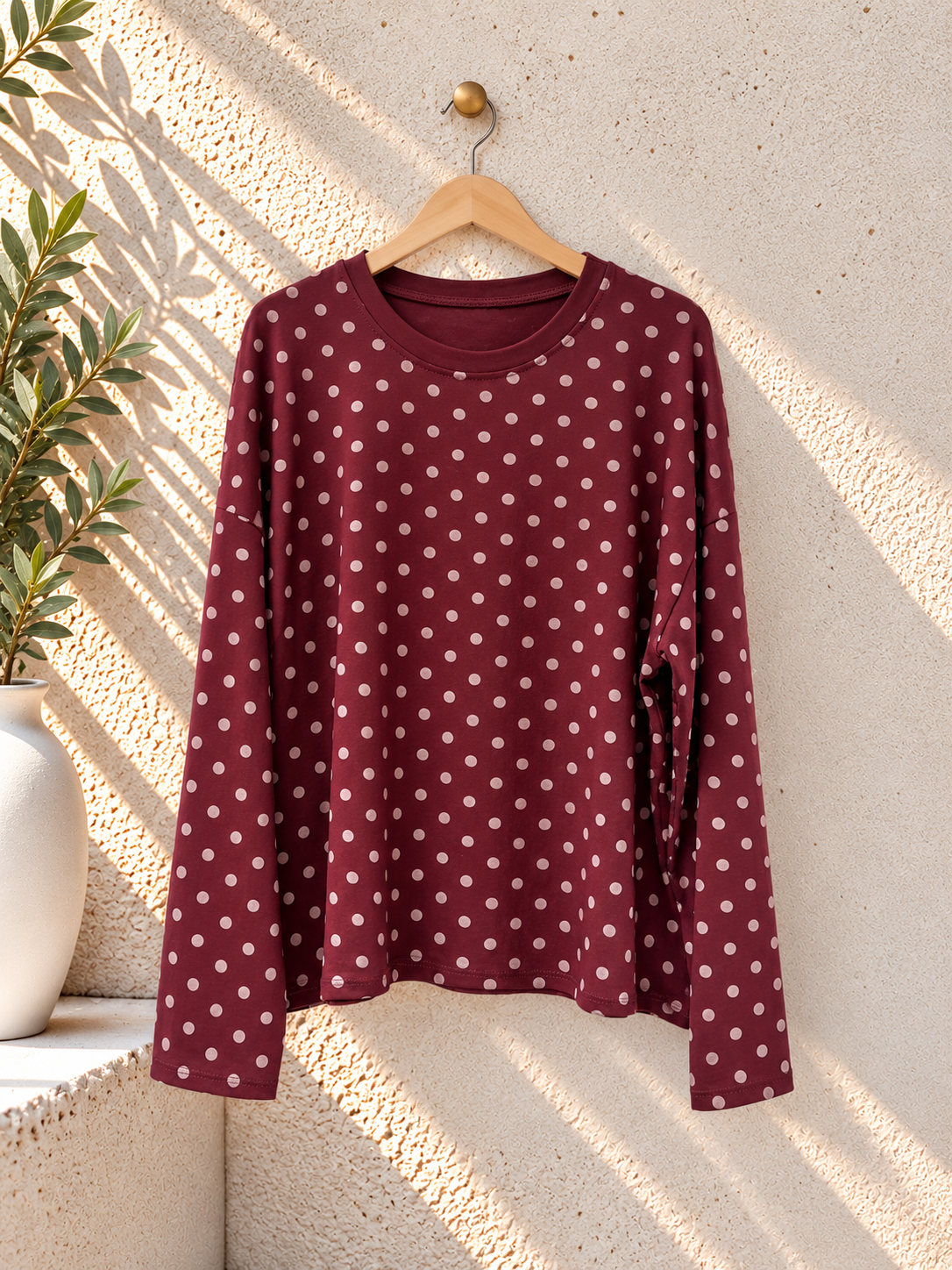 Longsleeve Dots I LS0146 I Made in Italy 34-42/44