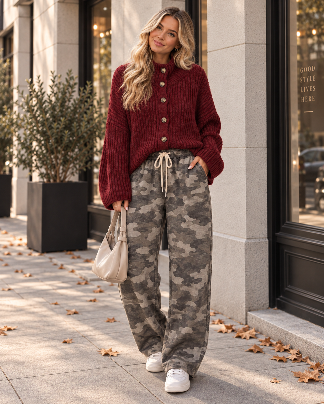Cozy Strickjacke mit Knopfleiste I SJ0151 I 34-44 I Made in Italy