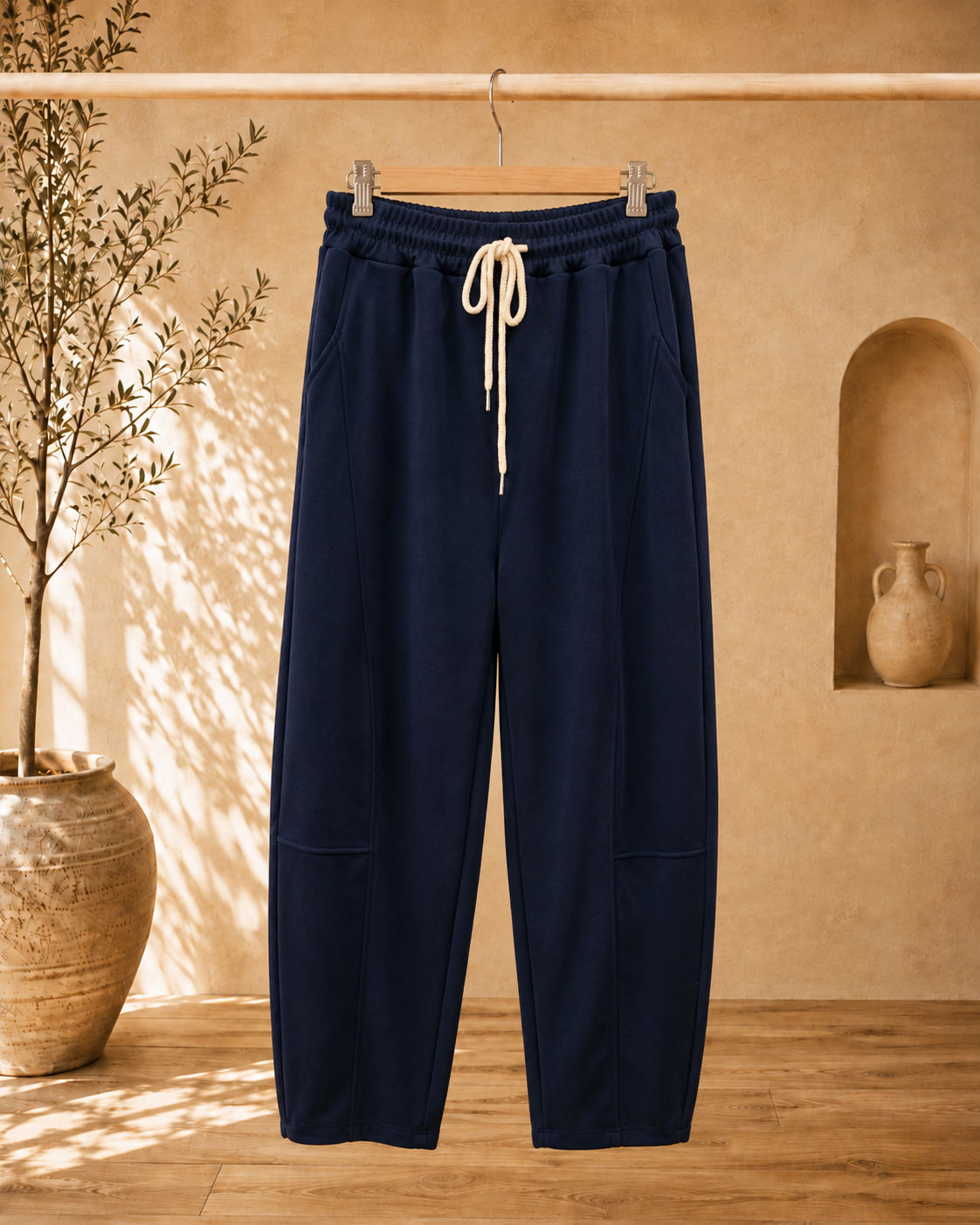 Ballon-Jogpant Amaris – lässige Basic Pants für jeden Tag Made in Italy 34-42/44