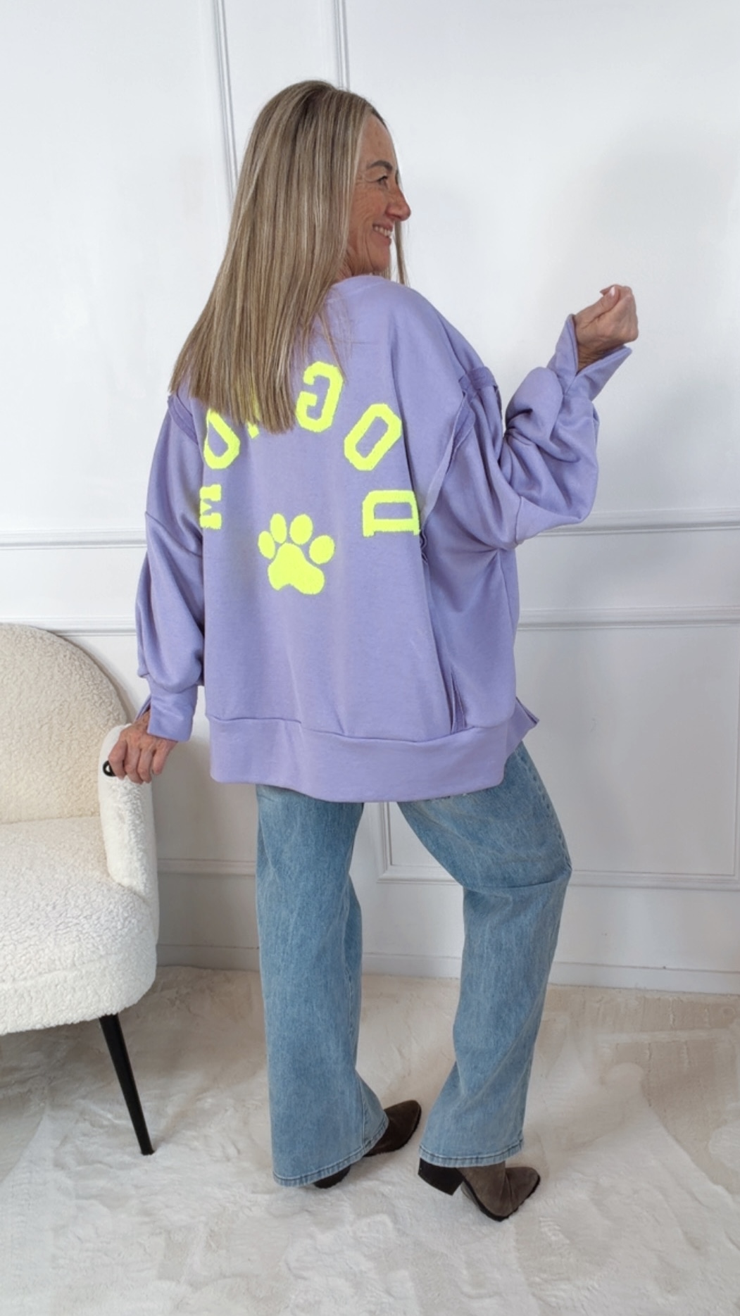 🐾 Sweater DOG-MUM CATERINA Made in Italy 34-44/46