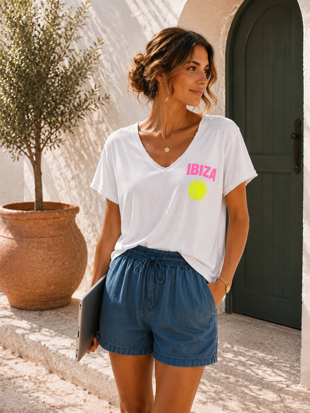 T-Shirt Virella Ibiza Sun Made in Italy 34-40/42