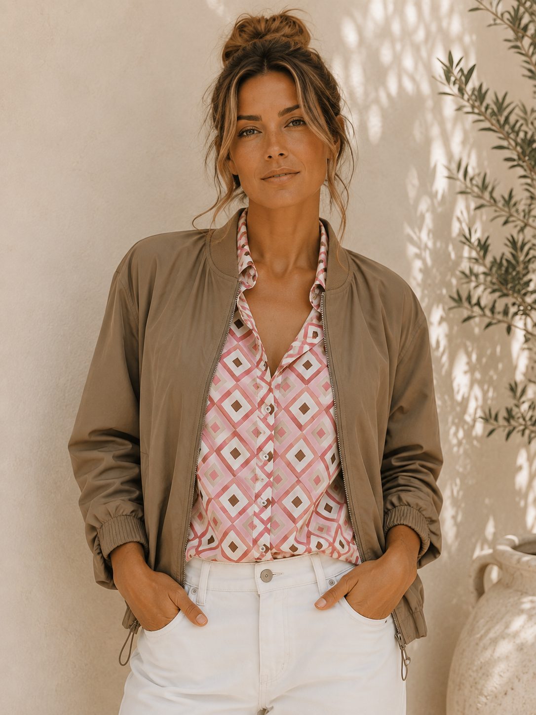 Blouson Lucienne – Stilvoll durch die Übergangszeit Gr. 34.40/42