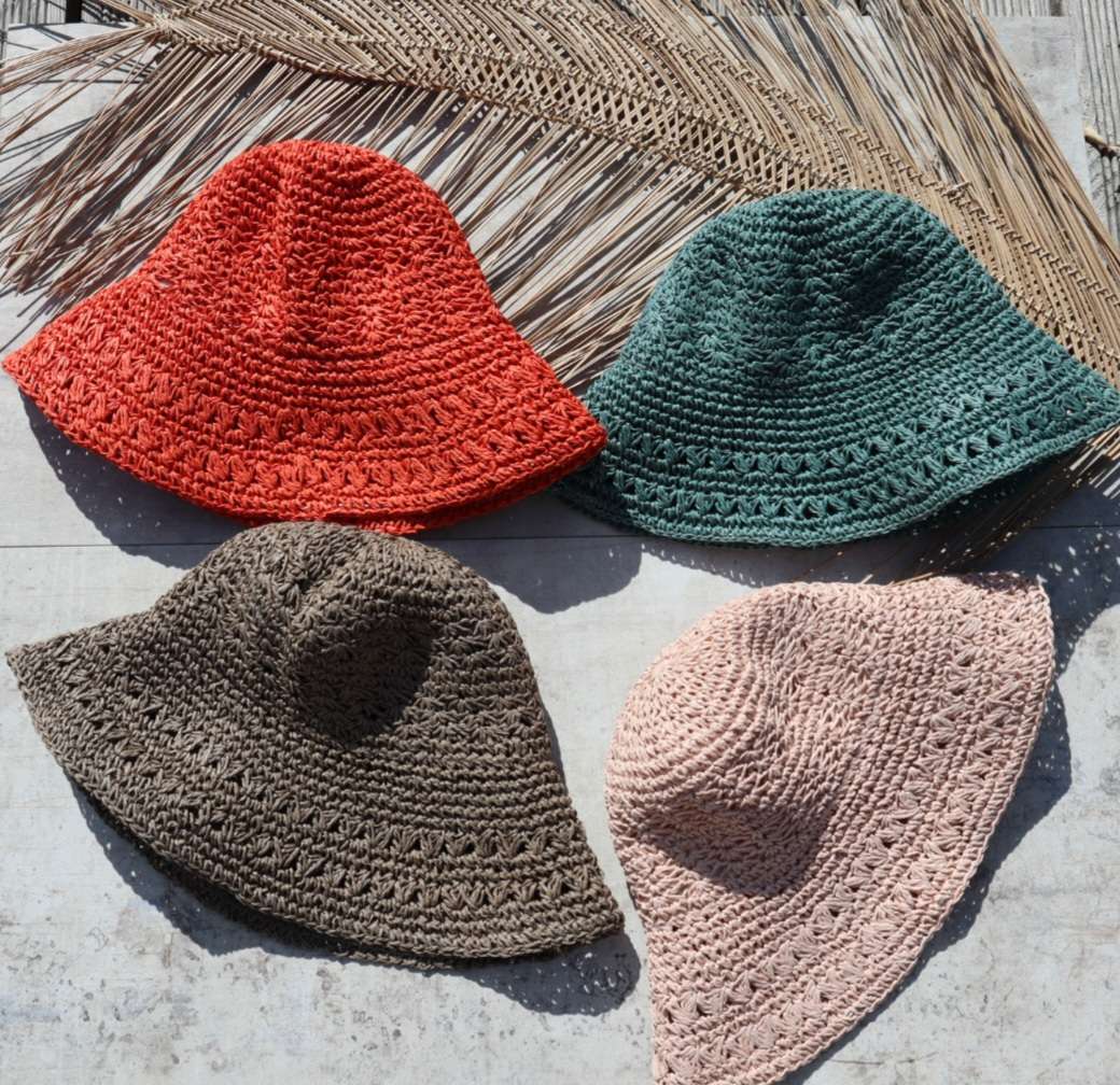 FISHER HAT MANDY Fischerhut Sonnenhut Stroh Hut Sommerhut verstellbar verschiedene Farben FISHER HAT MANDY Fischerhut Sonnenhut Stroh Hut Sommerhut verstellbar verschiedene Farben