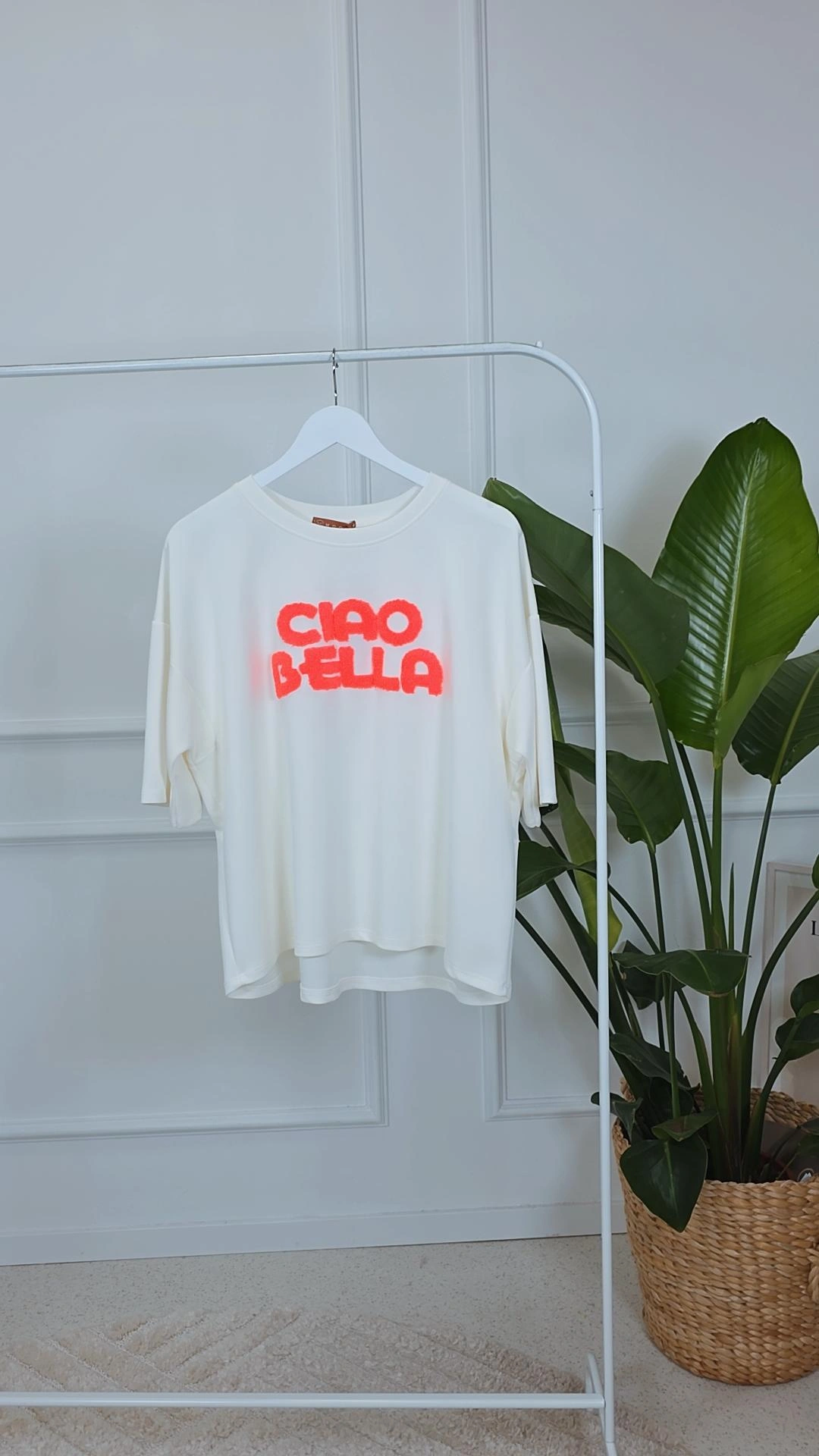 OVERSIZE SOFT SWEATER ZAHRA CIAO BELLA 34-44 Kurzarm Sweatshirt