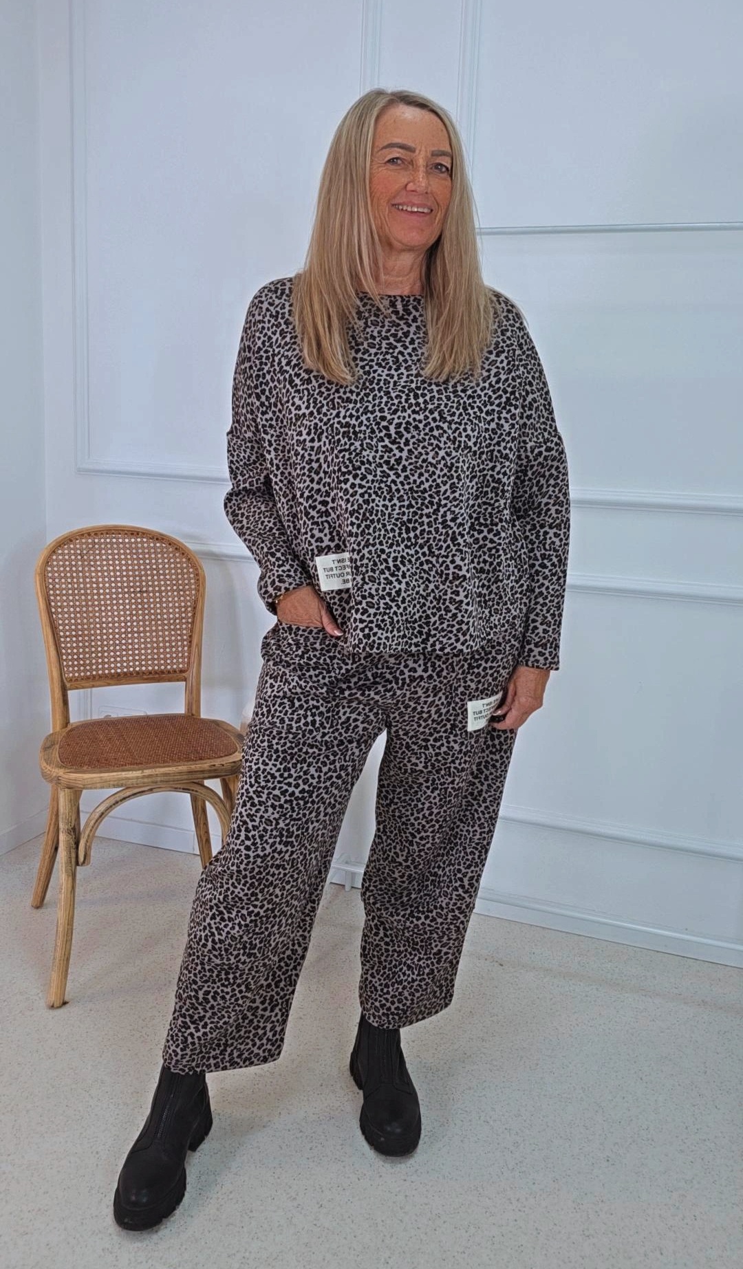 SWEATER LEO STYLE CHILLY 34-42 Made in Italy Cozy Pullover, Kurzer Schnitt