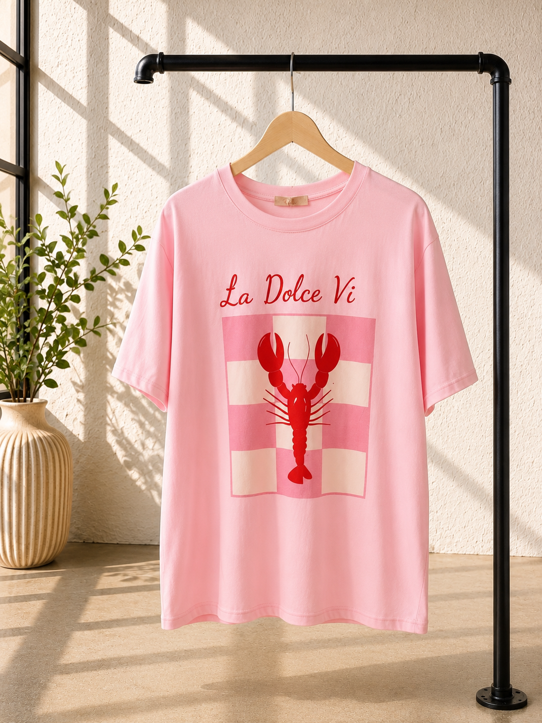 🦞💖✨ T-Shirt Lobster La Dolce Vi Uni Calystrina Made in Itlay 34-42/44 ACHTUNG SOMMERSCHNAPPER SIND VOM UMTAUSCH AUSGESCHLOSSEN