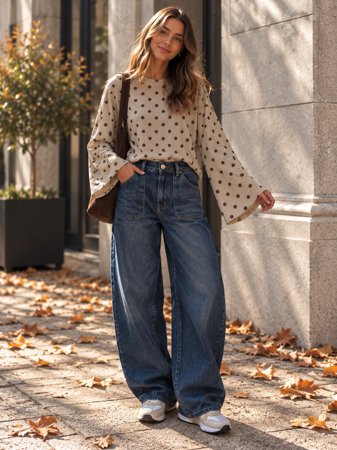 Longsleeve Dots I LS0146 I Made in Italy 34-42/44