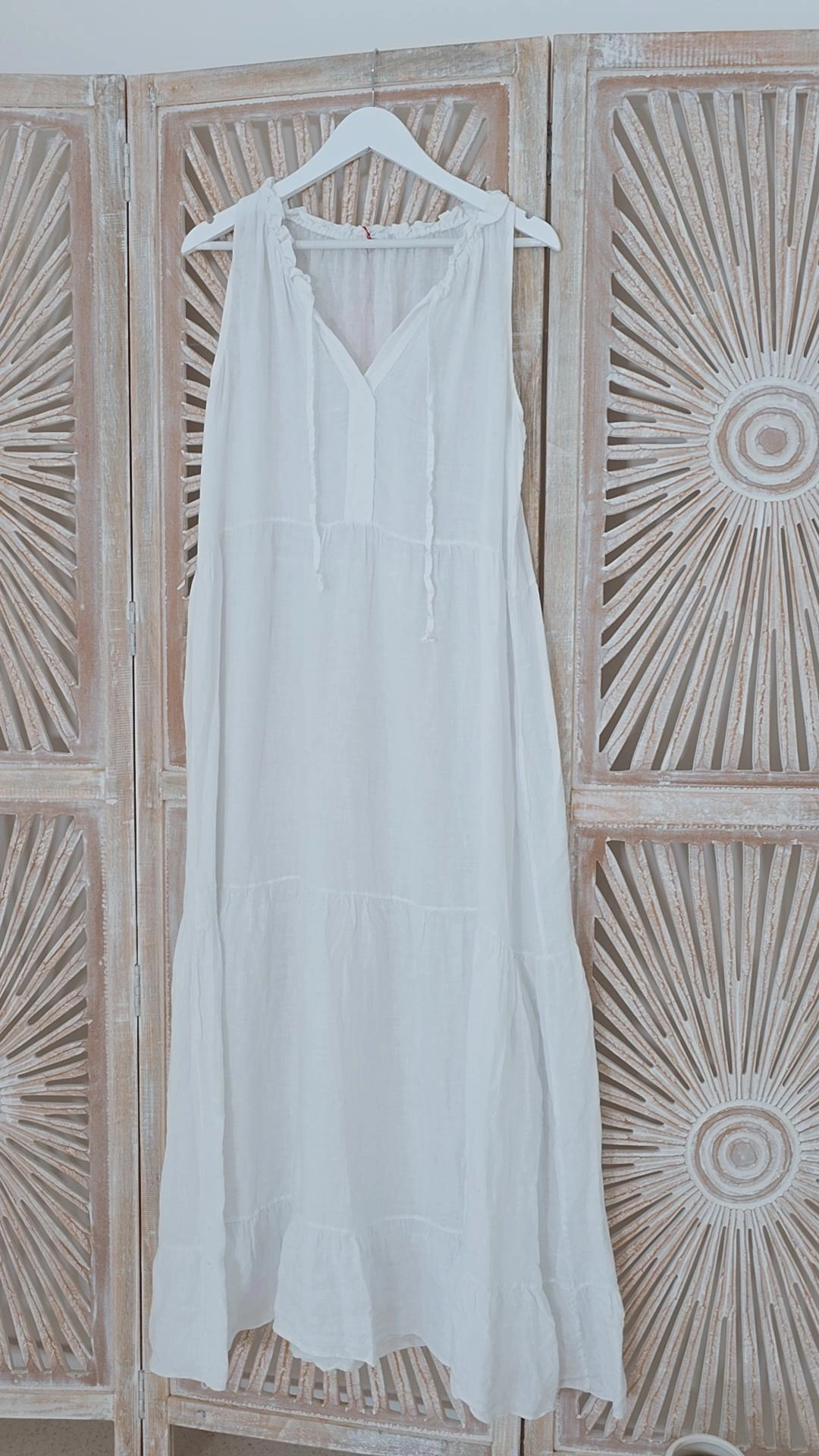 LEINEN KLEID AMRA UNI Made in Italy 34 - 42