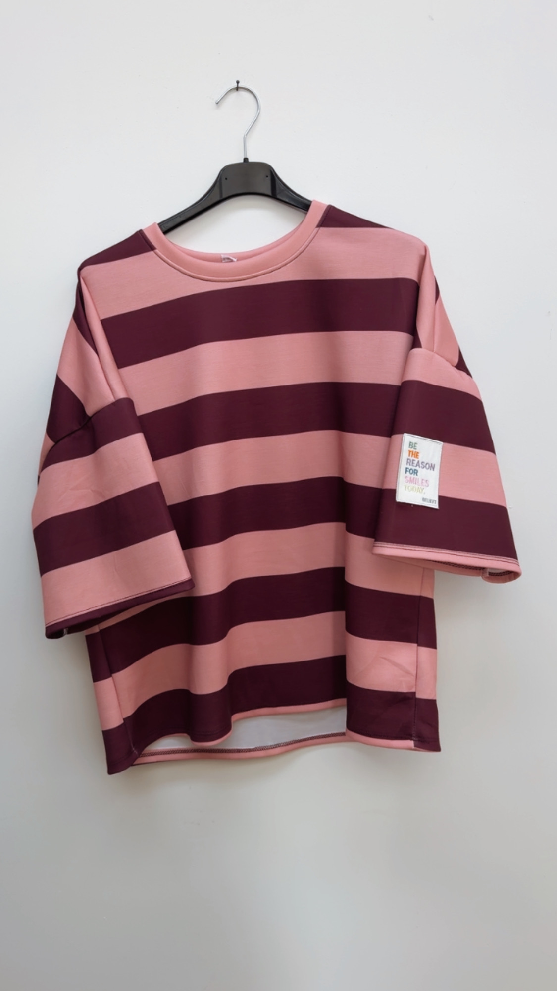 Buttersoft-Shirt „Jule“ Made in Italy passt bis Gr. 44 Streifen