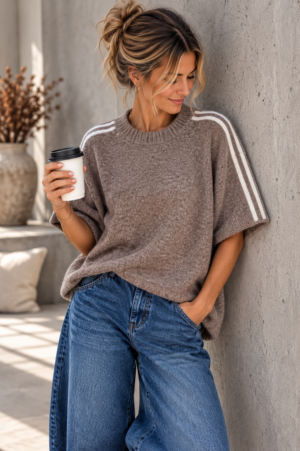 Sporty Stripe Strickpullover I SP0166 I 34-42 I Made in Italy