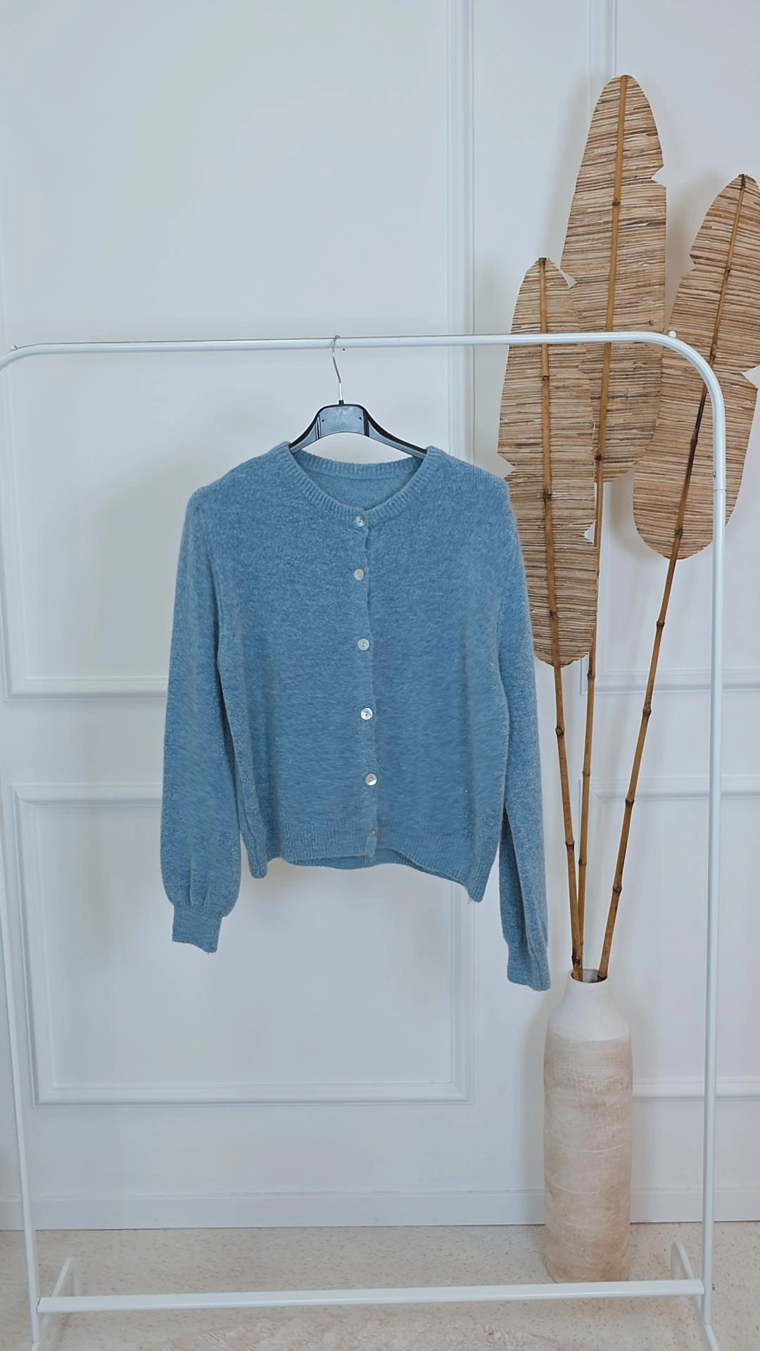 EDLER STRICKCARDIGAN XENIA Alpaka Made in Italy Größe 34 - kleine 42