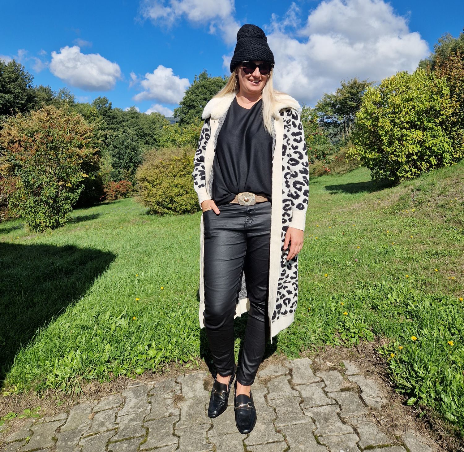 LUXURY KNIT COAT MIRINA CREME LEO 34-42 Strickmantel Mantel Cardigen Italy Kollektion LUXURY KNIT COAT MIRINA CREME LEO 34-42 Strickmantel Mantel Cardigen Italy Kollektion