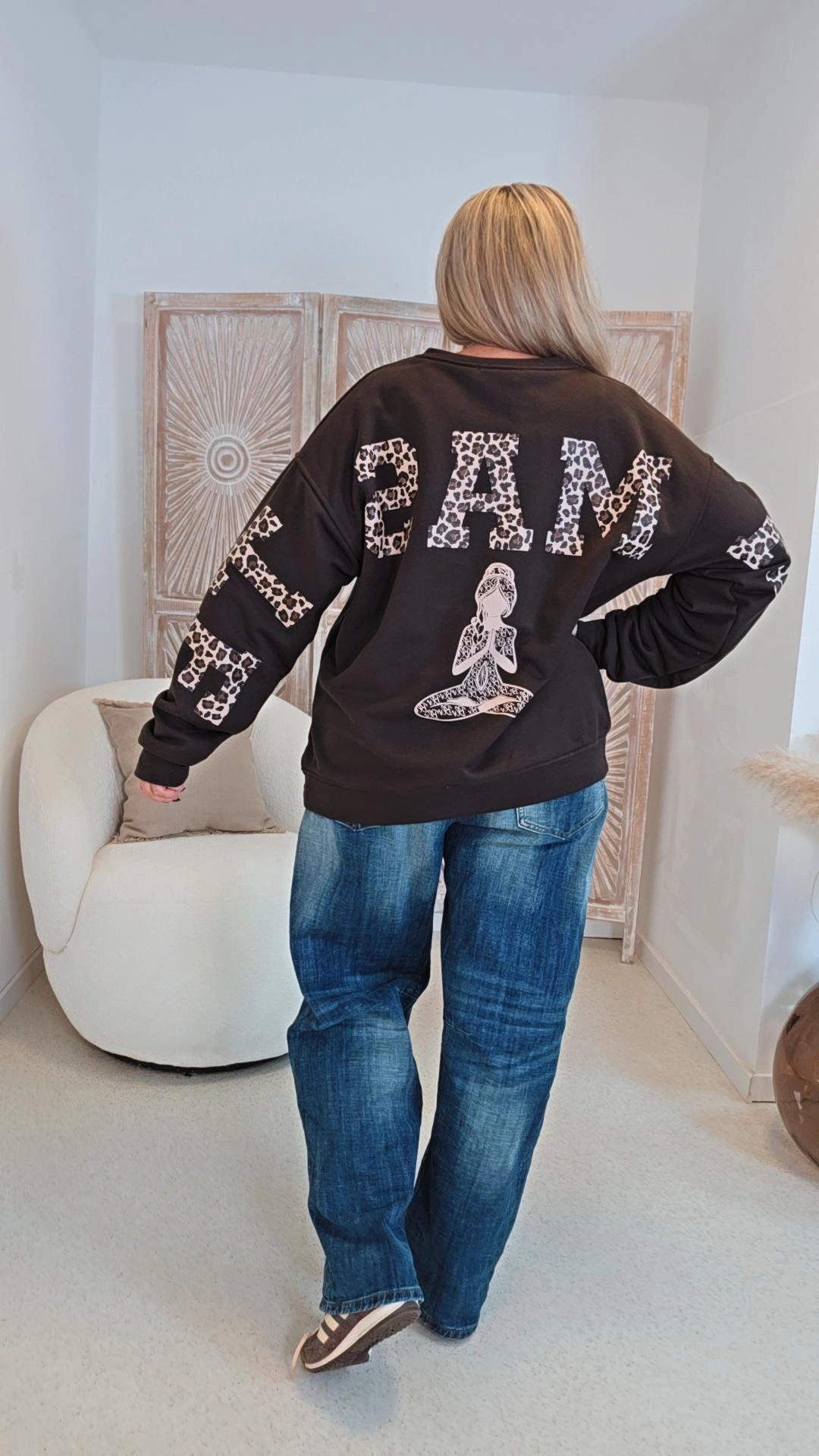 OVERSIZE SWEATER NAMASTE EMIL LEO Made in Italy 34-44 