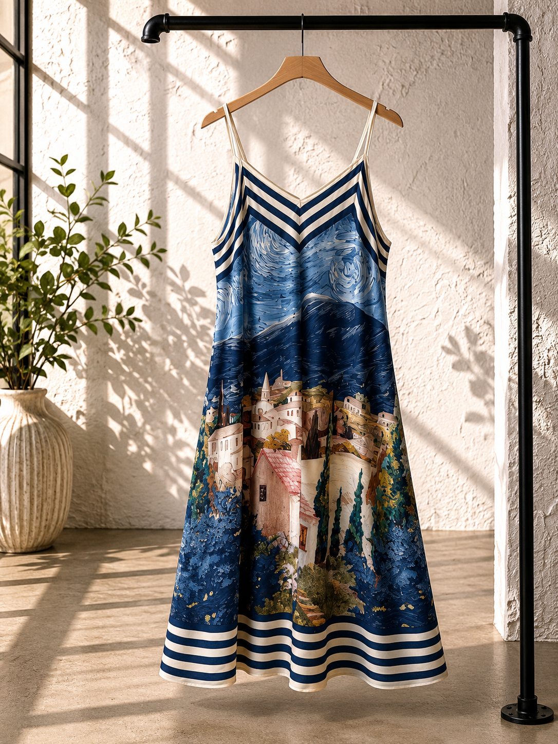 Kleid Toscolano – Made in Italy – Seidenkleid mit mediterranem Flair – passend bis ca. Größe 42