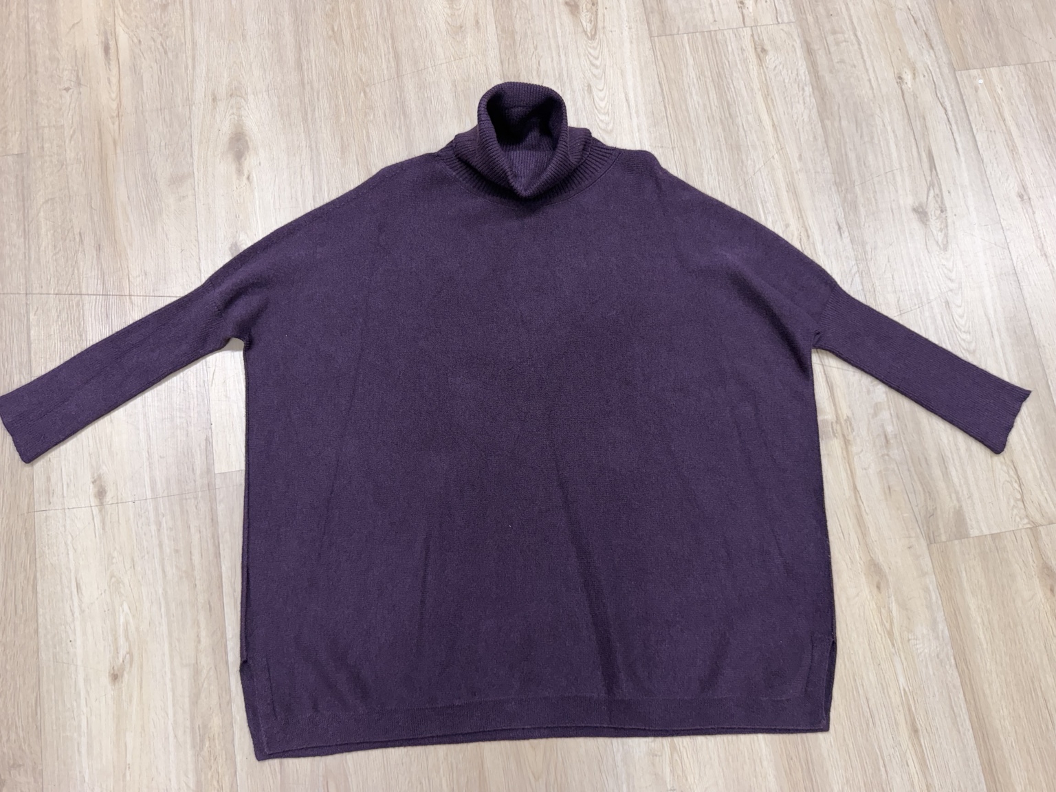 Oversize Rollkragen-Pullover Uni RP0164 I Made in Italy 34-44/46 Strick Pullover