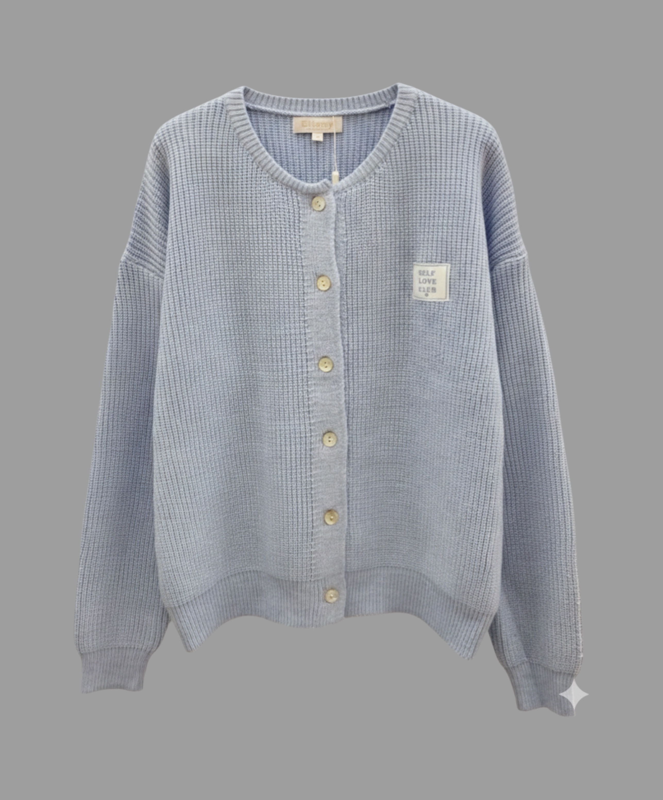 💖STRICKJACKE AMARA SELF LOVE CLUB  34-42 Italy Style Cardigan