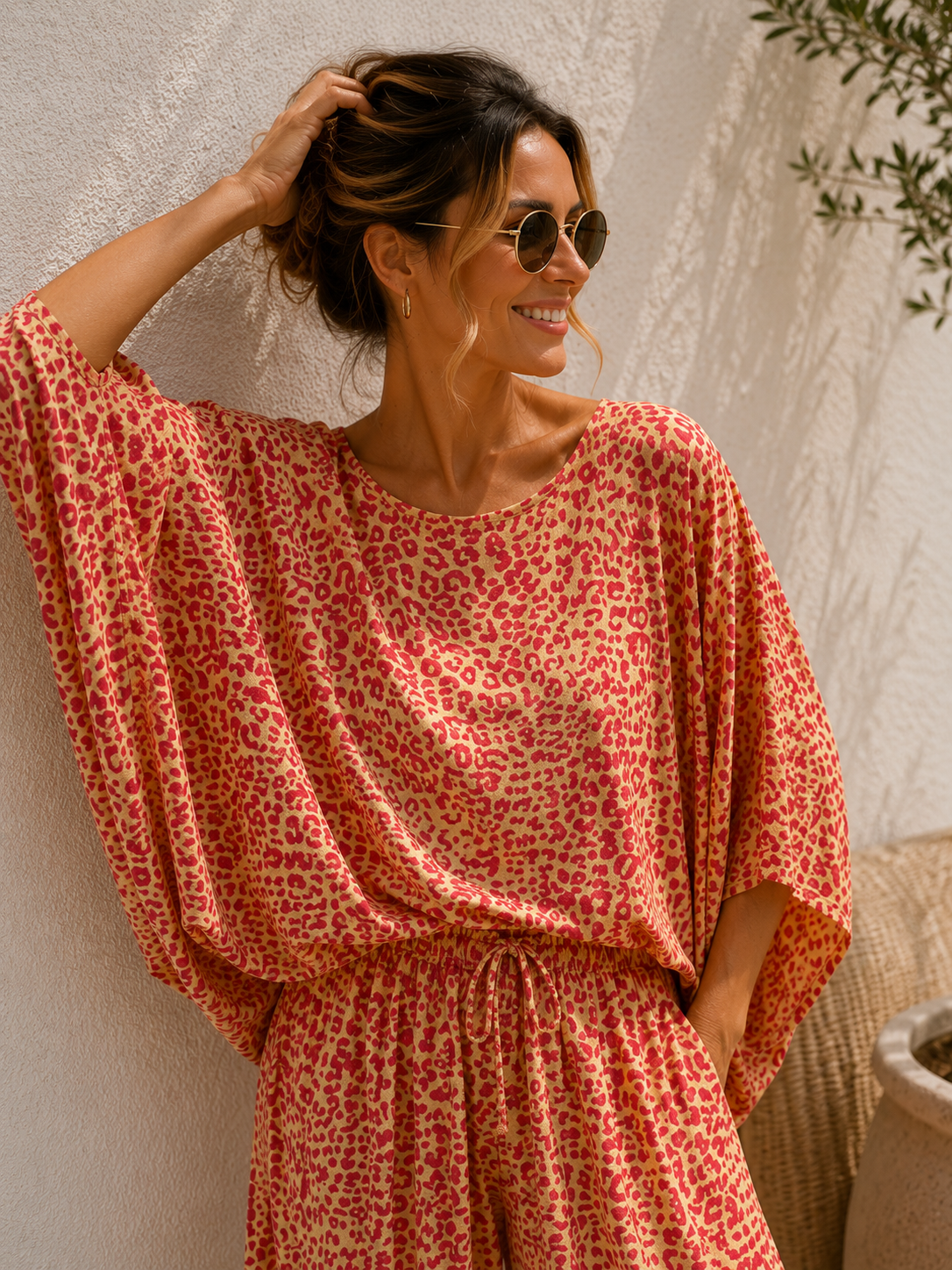 Oversize Fledermausshirt „Zanzibar“ ✨ Made in Italy • weich fließendes Oversize-Shirt • Größe 34–46