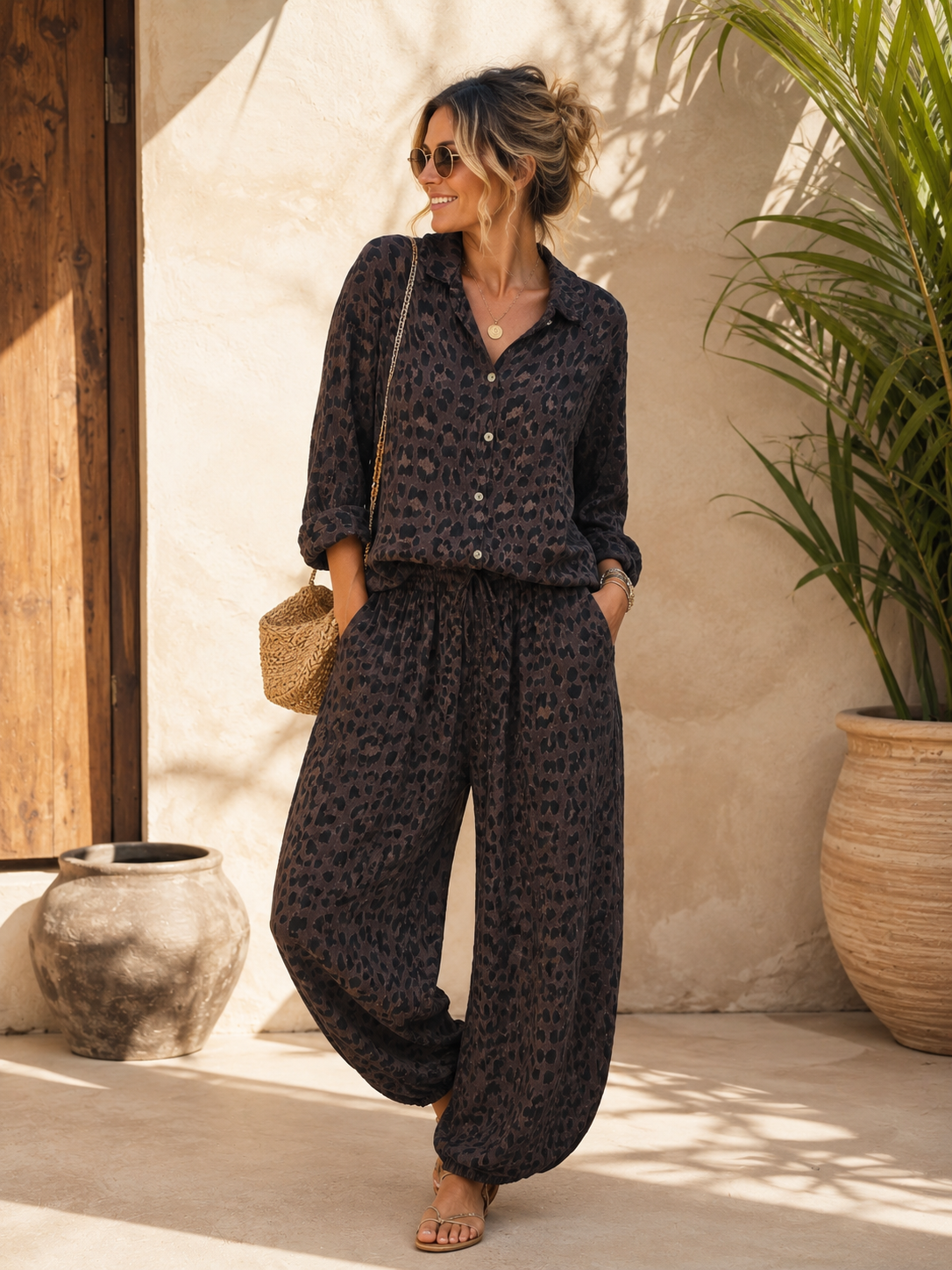 Bluse Musselin Leo Kiano Made in Italy 34-42/44