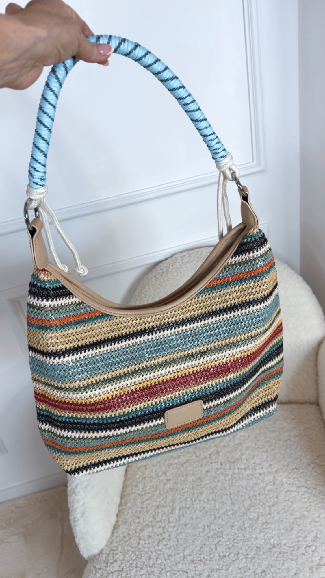 Tasche „Bella Riviera“ TÜRKIS PETROL 👜✨ Beach Bag Ibiza Style