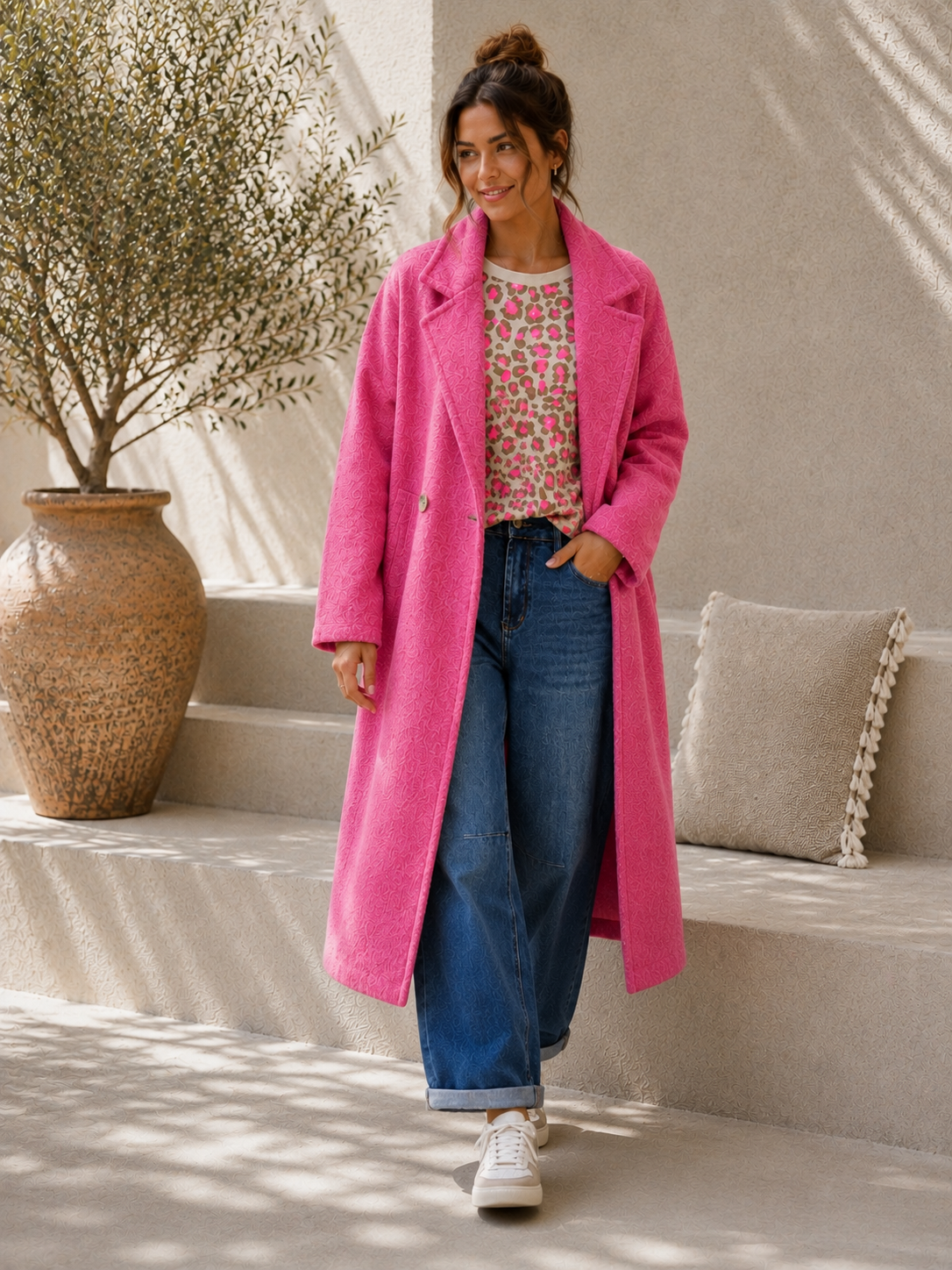 TREND MANTEL ELVIRA 36 - 42 Trench Coat Made in Italy
