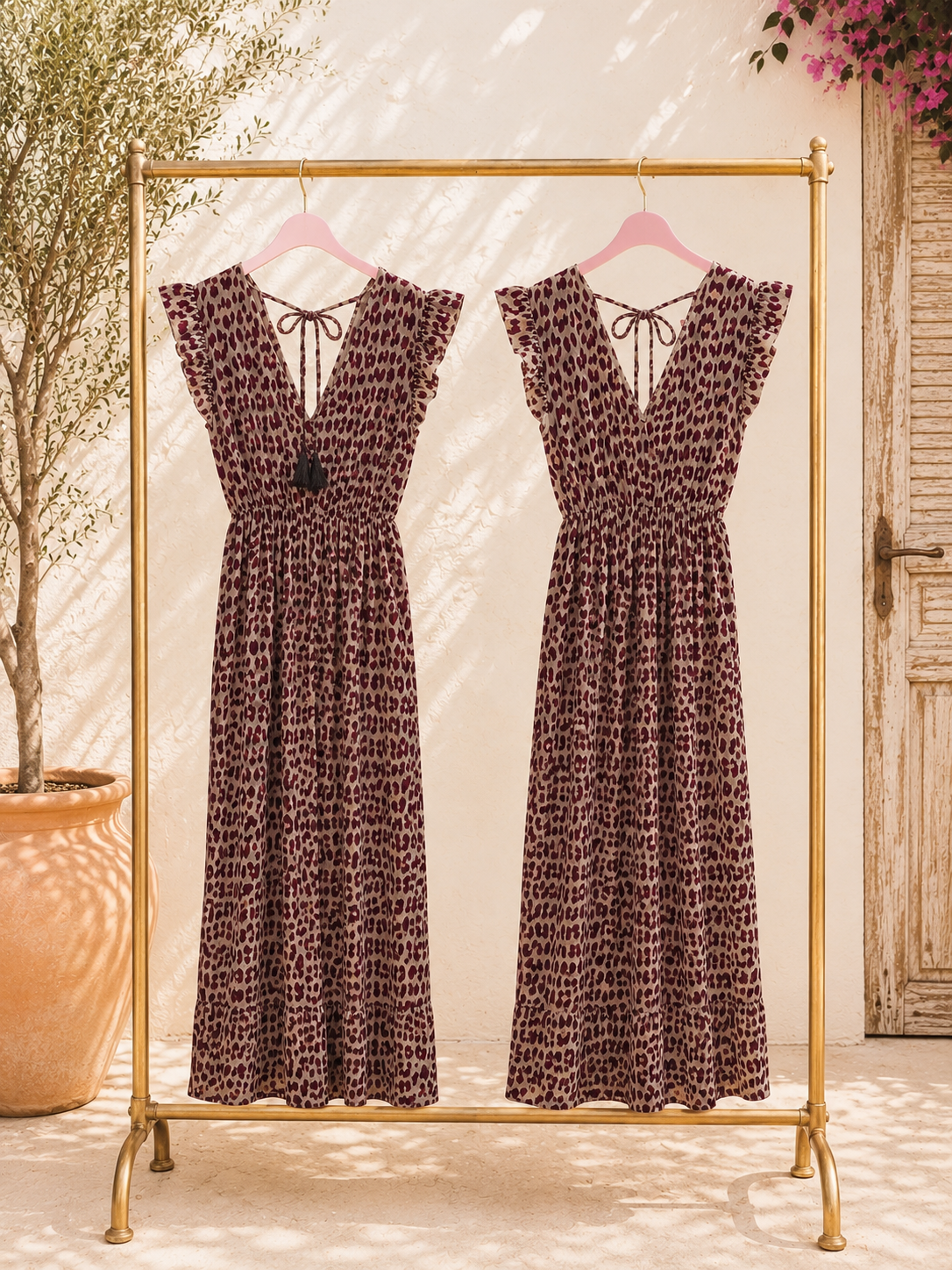 Kleid Arusha – Musselinkleid mit Boho-Charme  – Made in Italy |  tragbar bis Größe 42/44