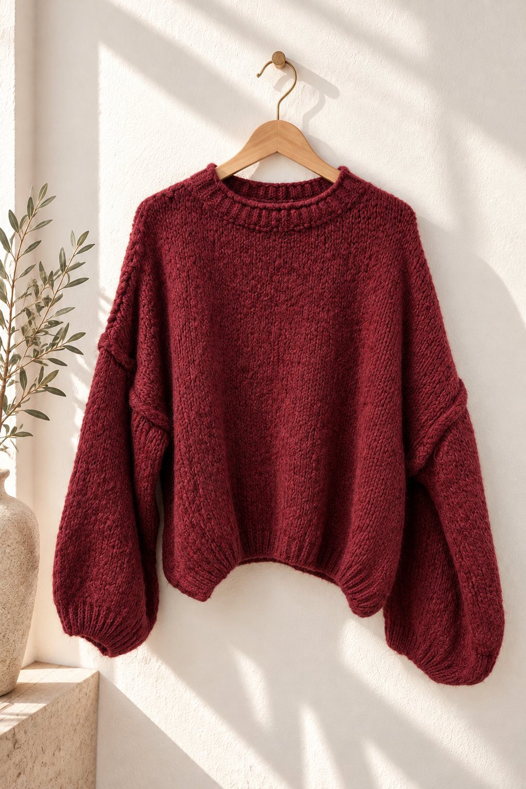Soft Touch Oversize Pullover I SP0152 I 34 - 44 I Made in Italy