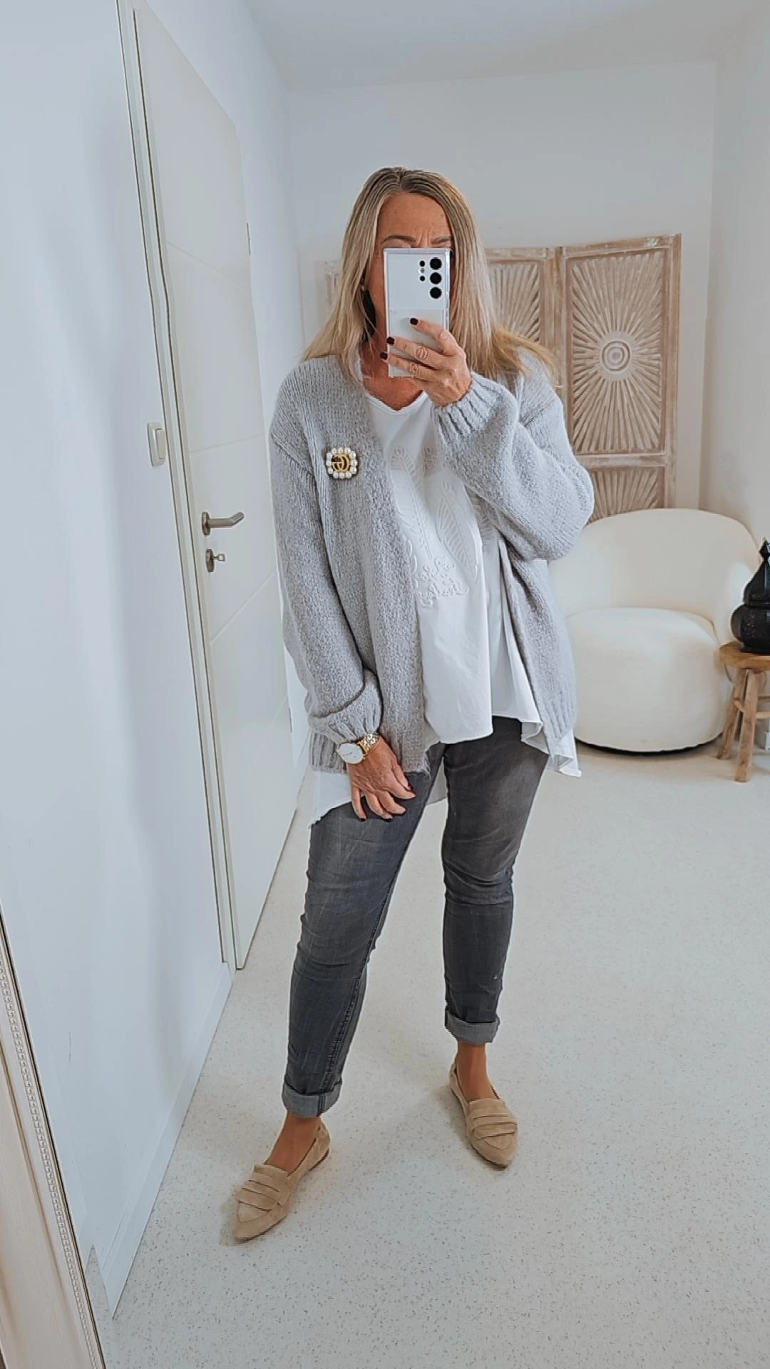 KNIT CARDIGAN ELVIRA 34-40 Made in Italy kurze Strick Jacke Oversize