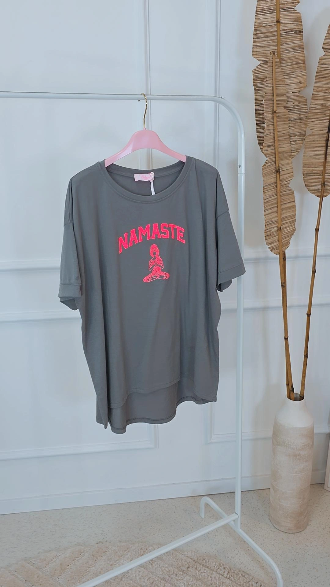 BASIC SHIRT URSULA UNI NAMASTE Vokuhila Made in Italy 36 -44