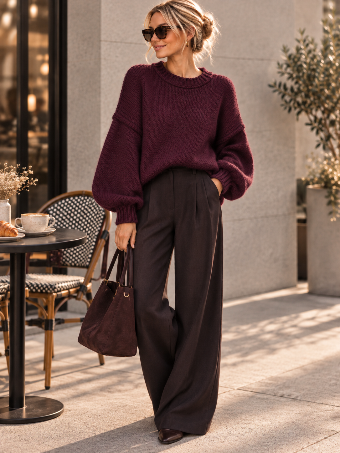 Soft Touch Oversize Pullover I SP0152 I 34 - 44 I Made in Italy