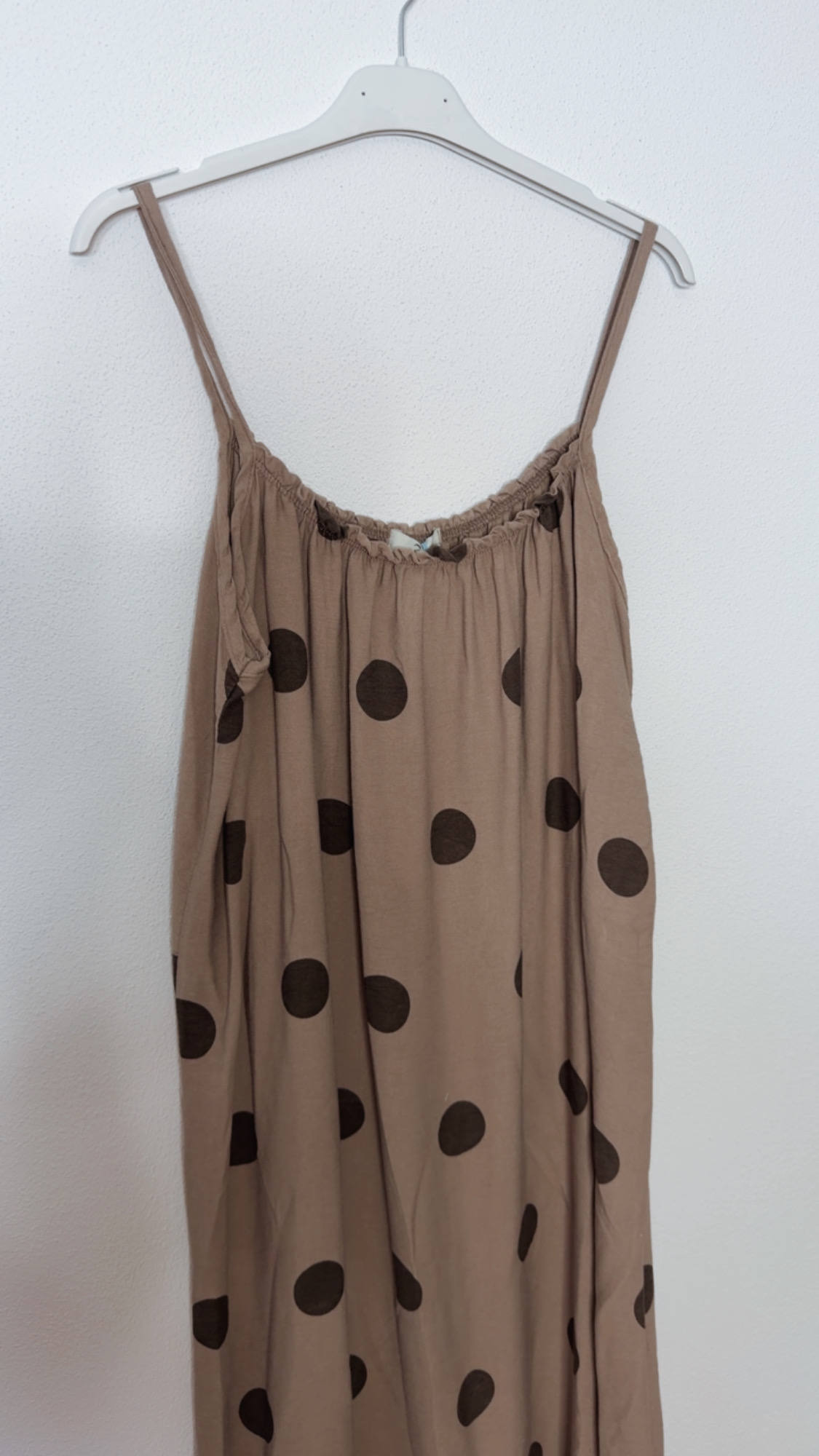 Dots Kleid Isla Spaghettiträger Made in Italy 34-42