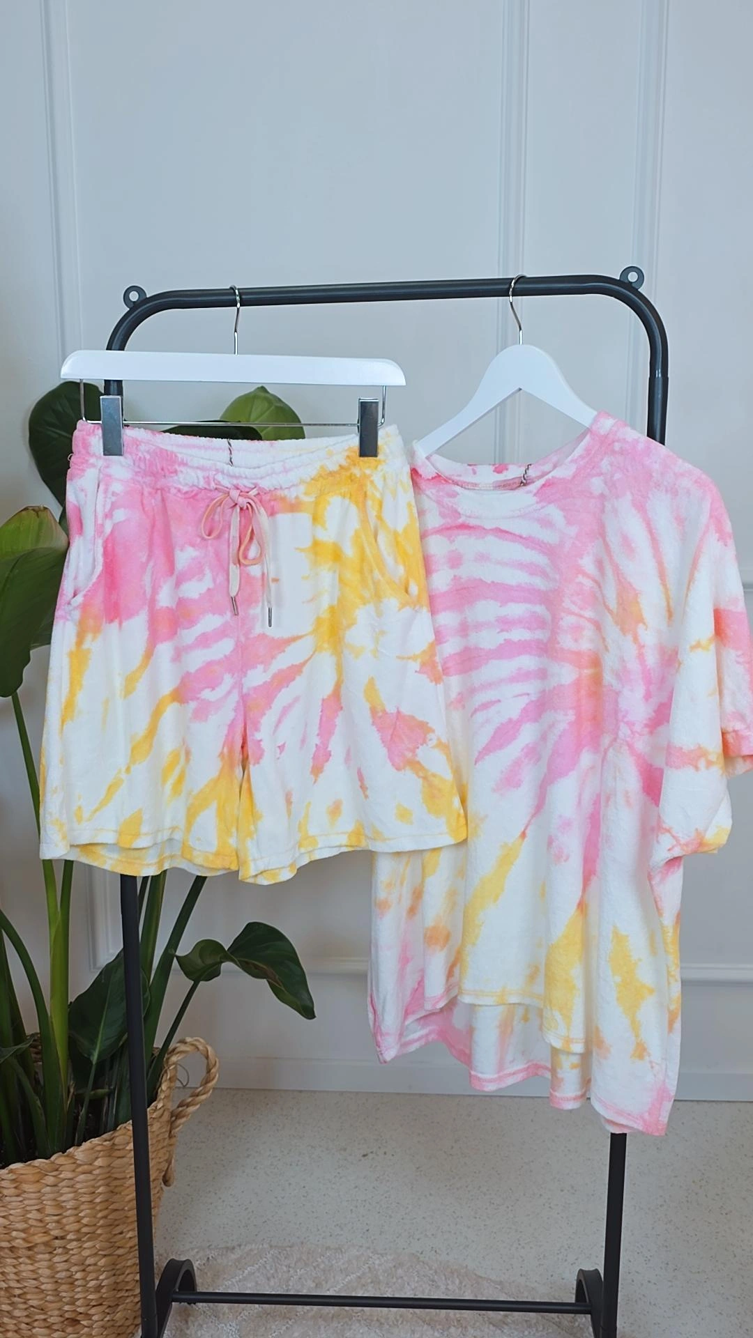 BATIK FROTTEE-SET SHORTS & SHIRT 36-44 Made in Italy 