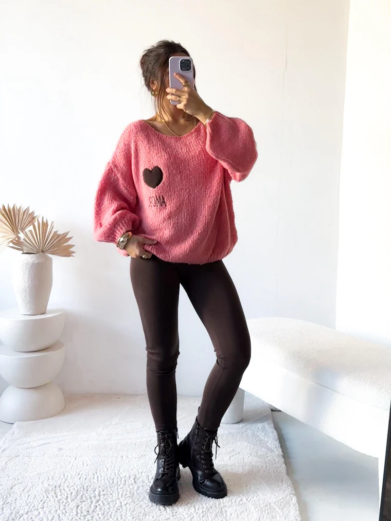 SCHOKO LEGGINGS MIRI  STRETCHY Variantenartikel Made in Italy