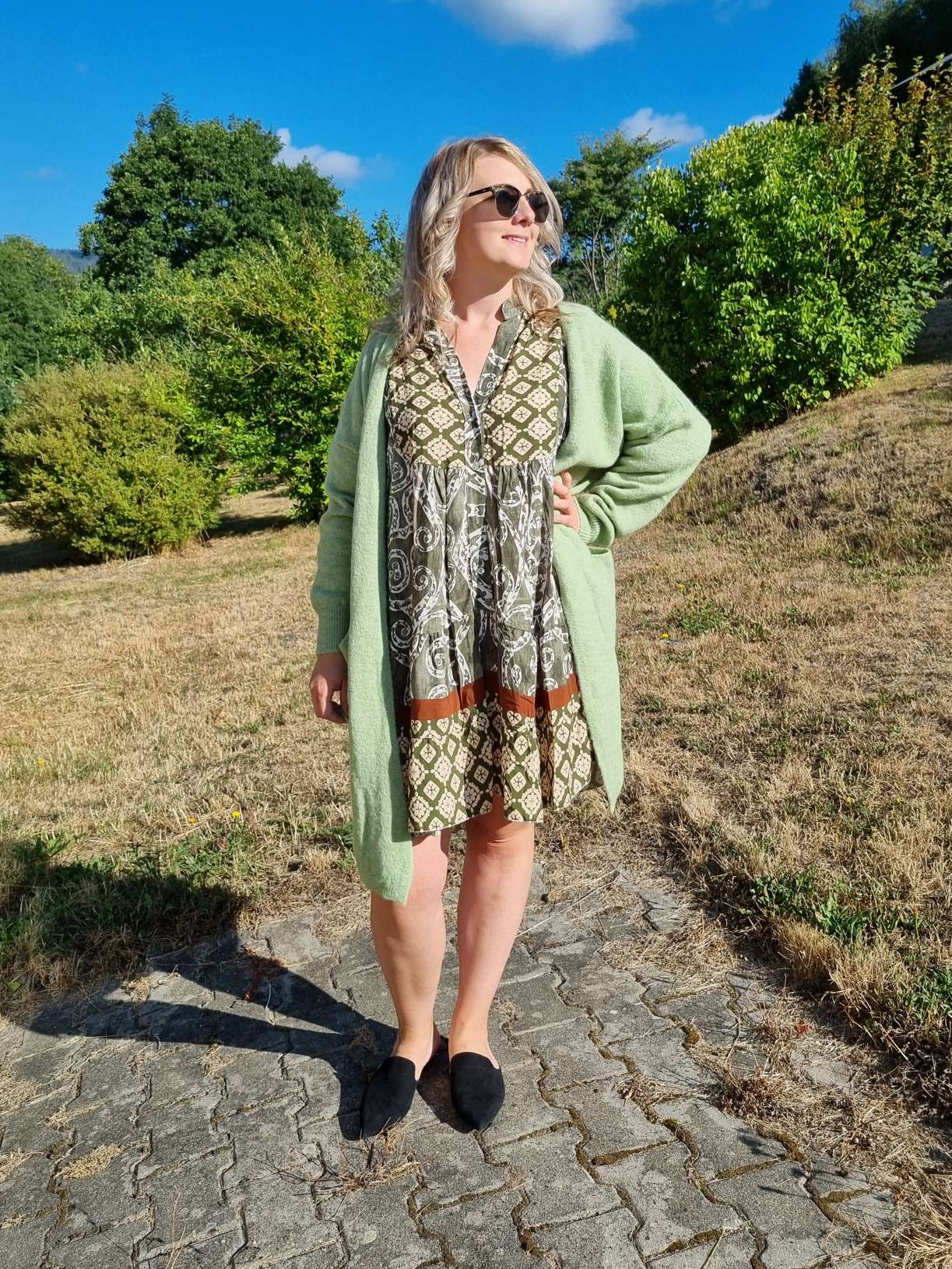 EDLER KNIT CARDIGAN TEODORA GRÜN Strick Jacke Mantel 34-42 Made in Italy EDLER KNIT CARDIGAN TEODORA GRÜN Strick Jacke Mantel 34-42 Made in Italy