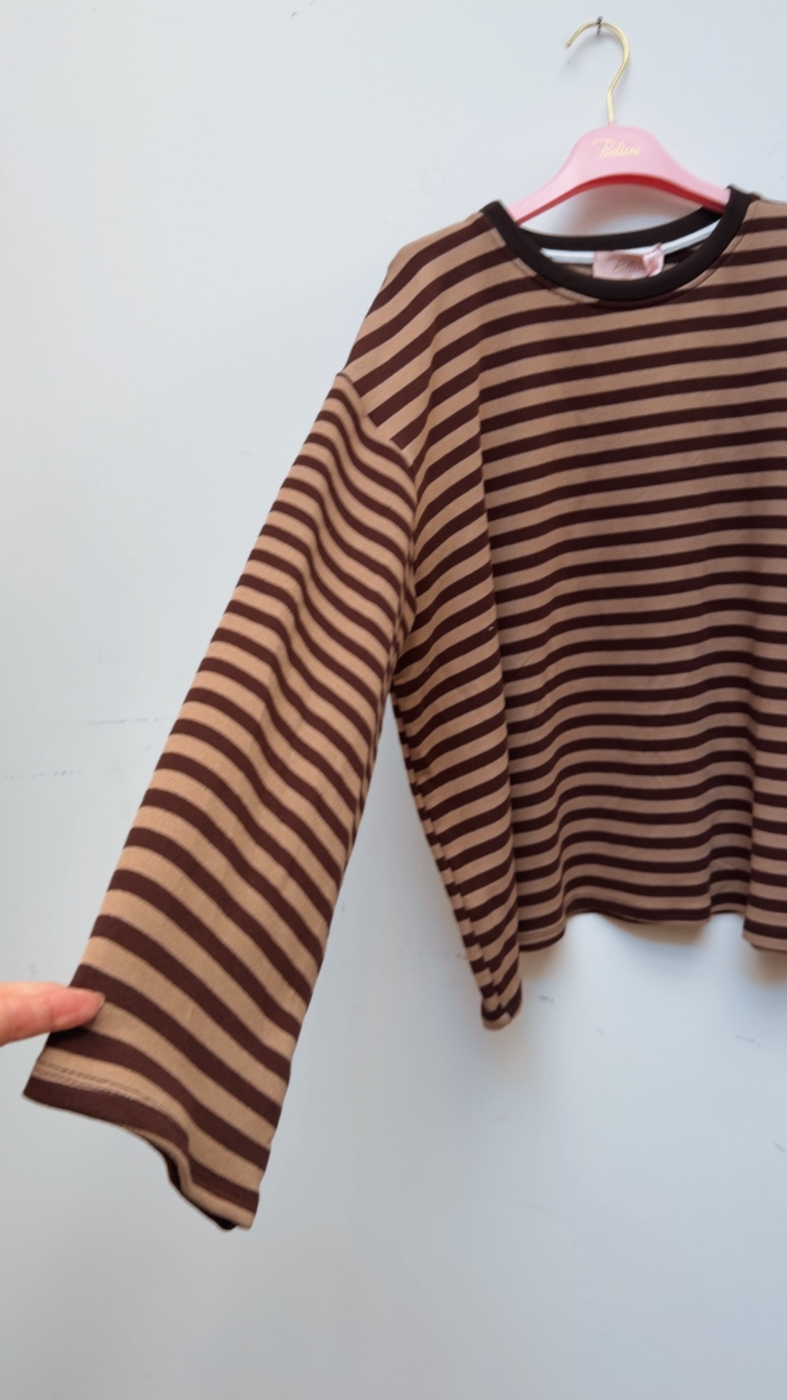 Shirt Langarm Ornella Stripes Made in Italy 34-42/44