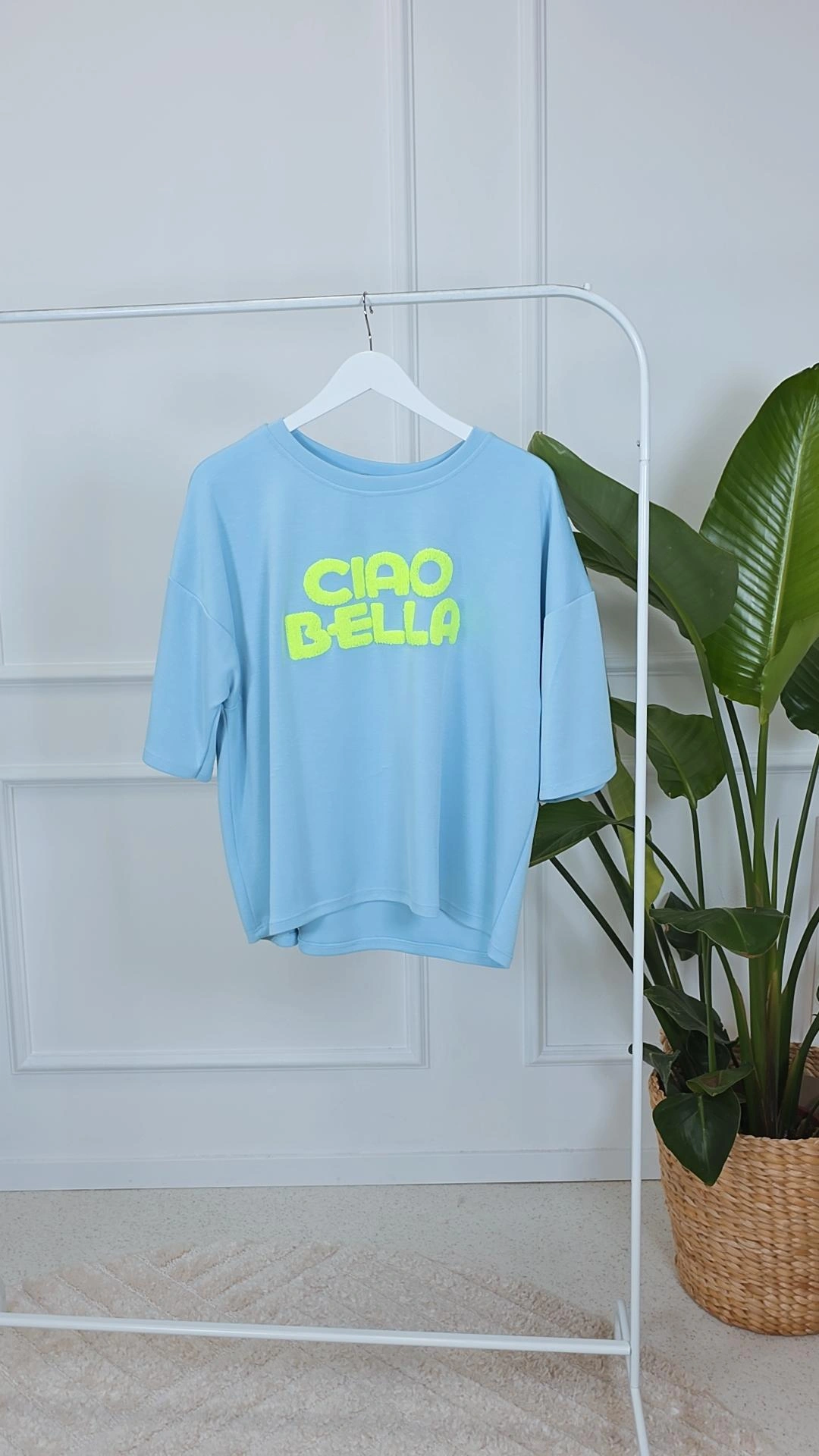 OVERSIZE SOFT SWEATER ZAHRA CIAO BELLA 34-44 Kurzarm Sweatshirt