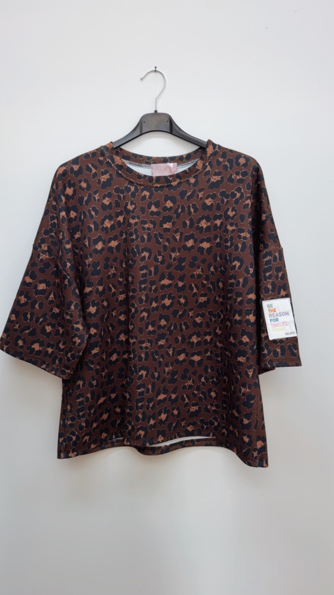 Buttersoft-Shirt „CLARA“ Made in Italy passt bis Gr. 44 Leo