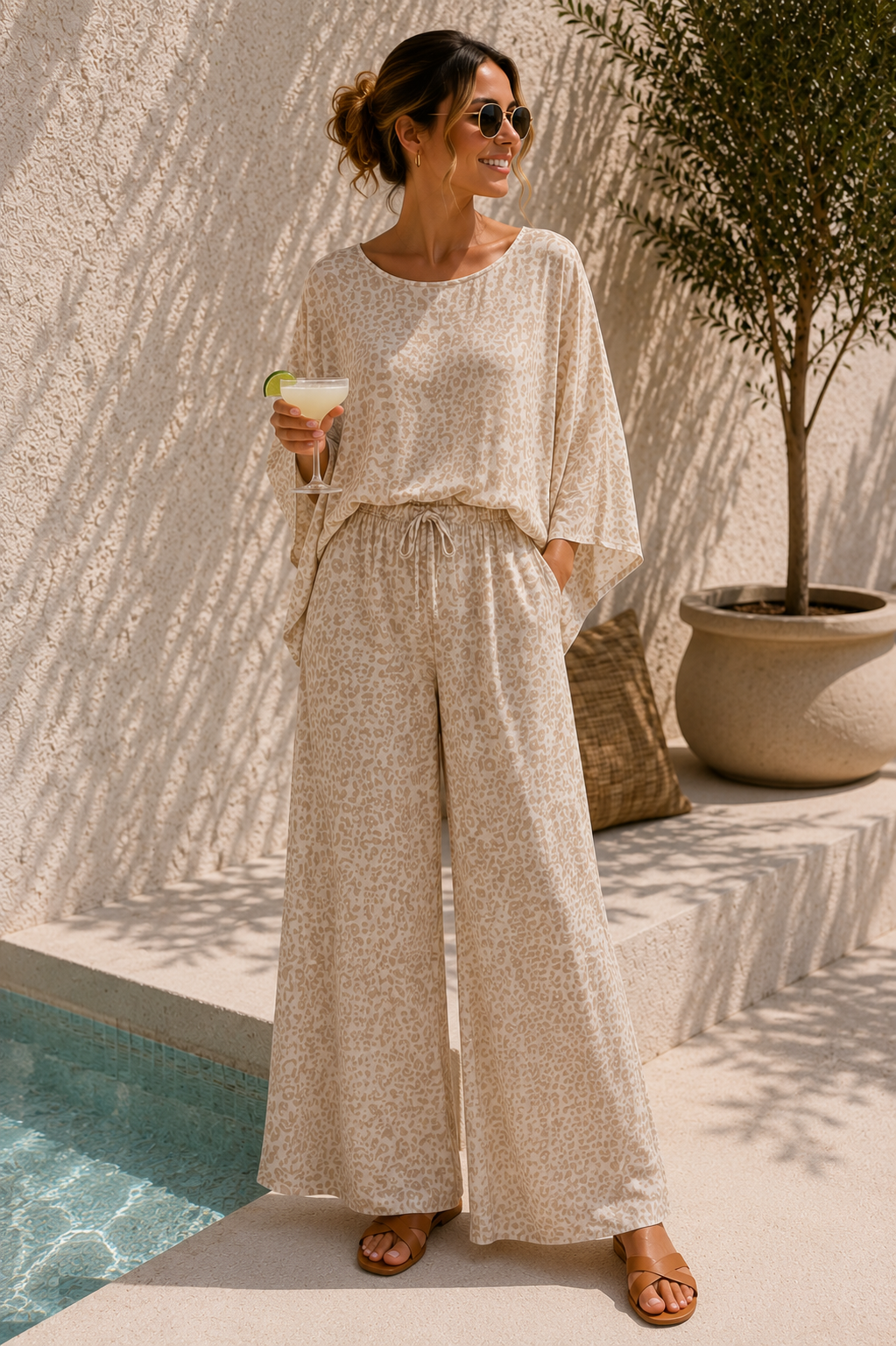 Oversize Fledermausshirt „Zanzibar“ ✨ Made in Italy • weich fließendes Oversize-Shirt • Größe 34–46