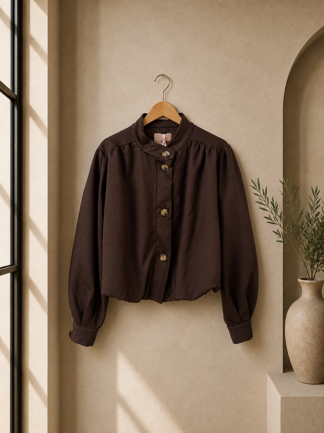 Jacke Veloursleder-Optik I J0036 I Made in Italy 34-42