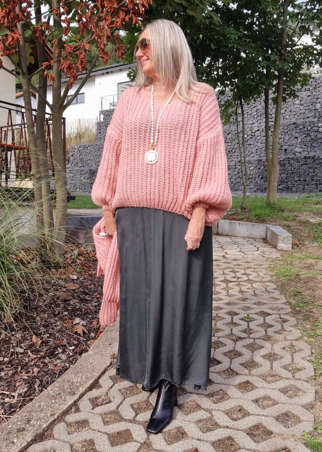 OVERSIZE KNIT SWEATER MALENA KORALLE Strickpullover Pullover 34-42/44 Made in Italy versch. Farben OVERSIZE KNIT SWEATER MALENA KORALLE Strickpullover Pullover 34-42/44 Made in Italy versch. Farben