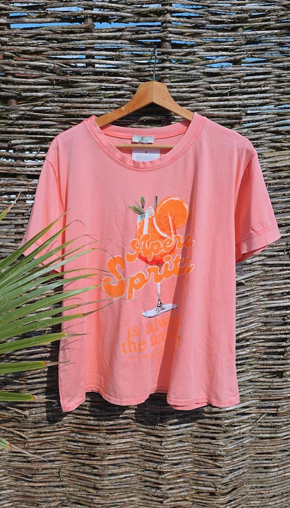STATEMENT T-SHIRT ORANGINA COCKTAILAUFDRUCK 34-42