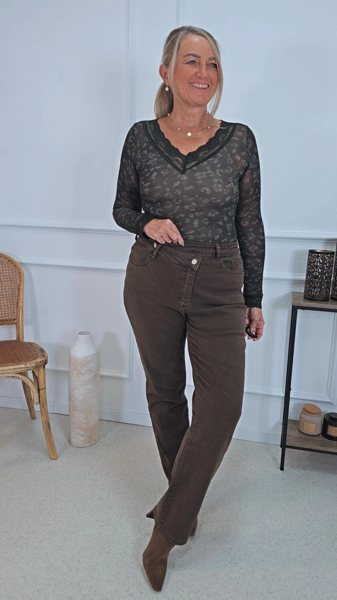 JEANS BARI PUSH-UP-EFFEKT MOCCA Made in Italy Variantenartikel 78271-11