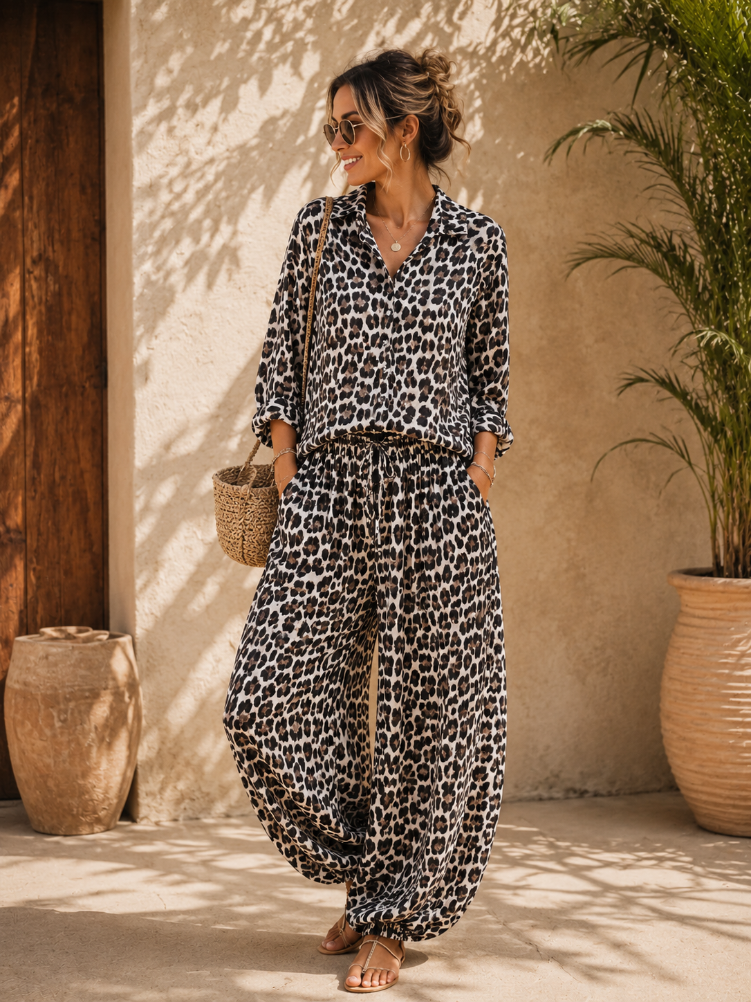 Bluse Musselin Leo Kiano Made in Italy 34-42/44