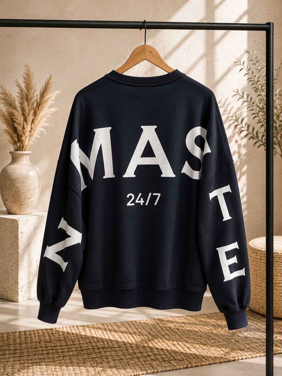 Sweatshirt „Namaste 24/7 Uni“ – Made in Italy | One Size bis ca. Gr. 42