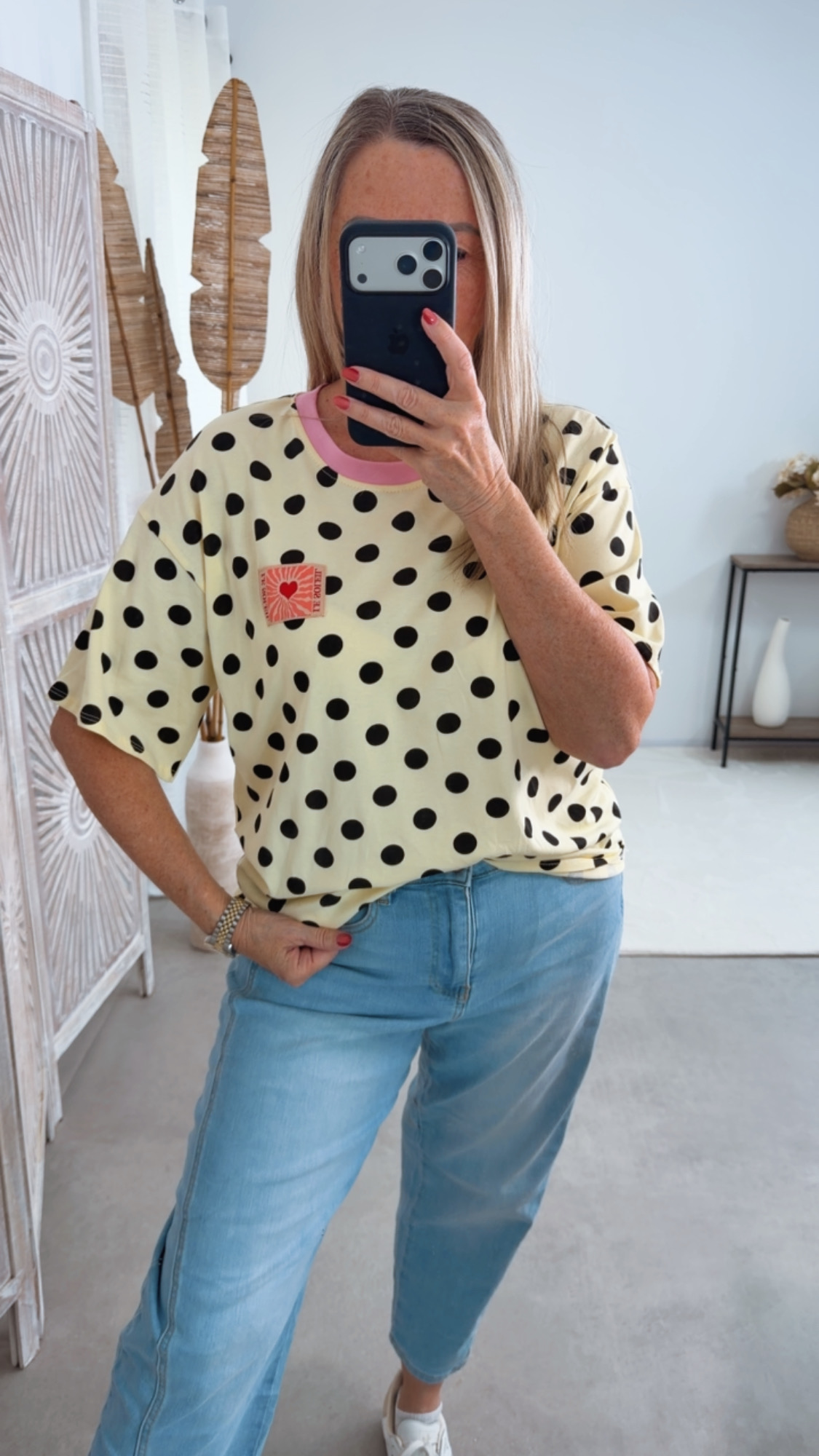 Dots T-Shirt Rosabella Le Soleil Made in Italy 34-40/42