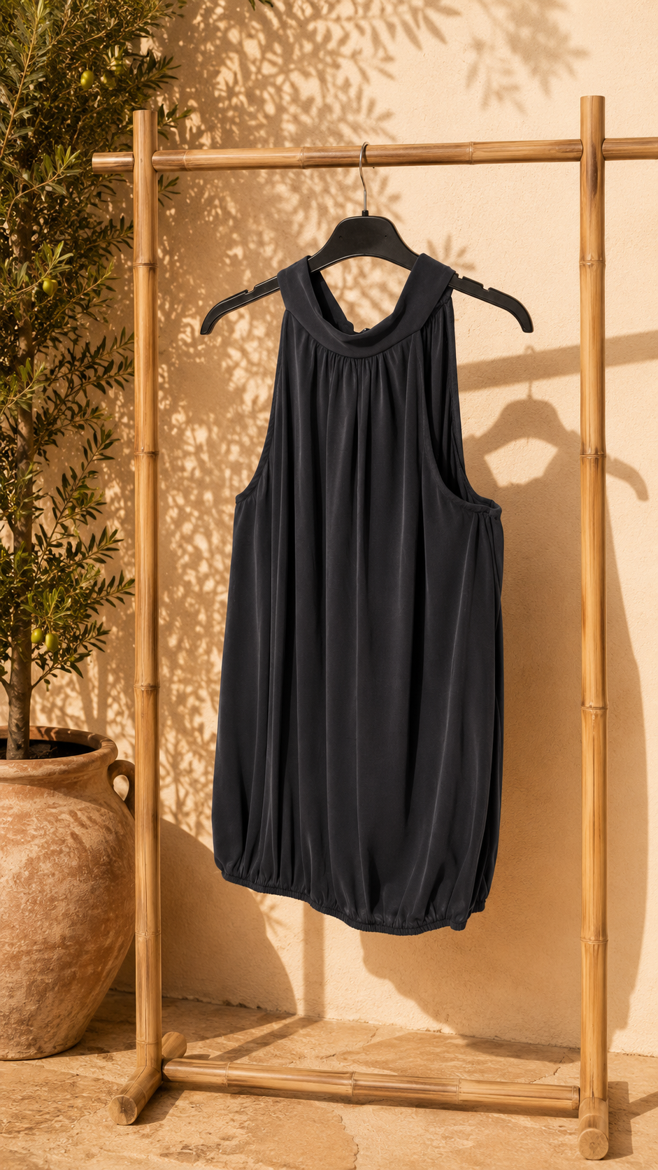 Neckholder-Top Nuru Uni Made in Italy 34-40/42